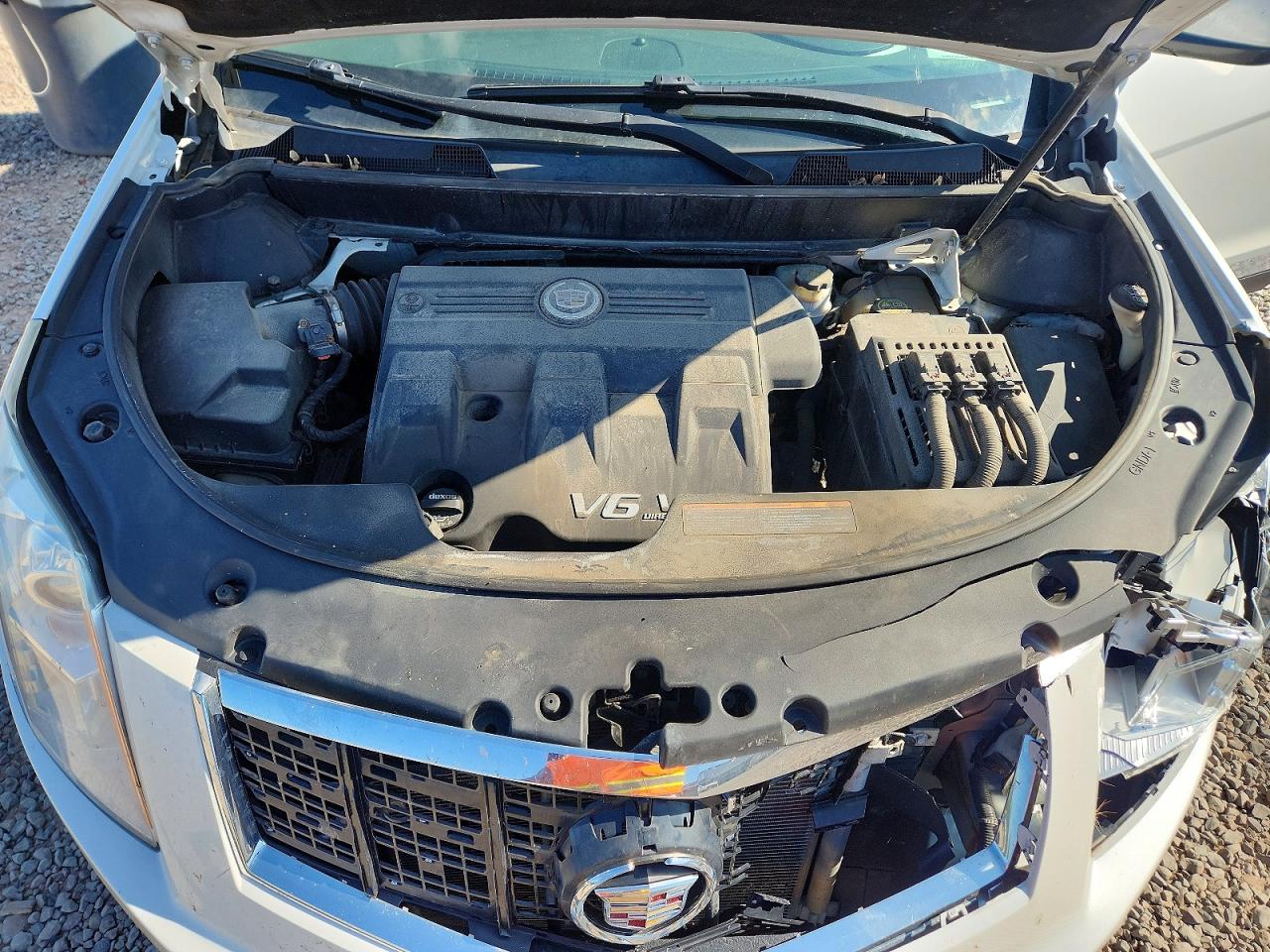 2015 Cadillac Srx White vin: 3GYFNAE35FS544378