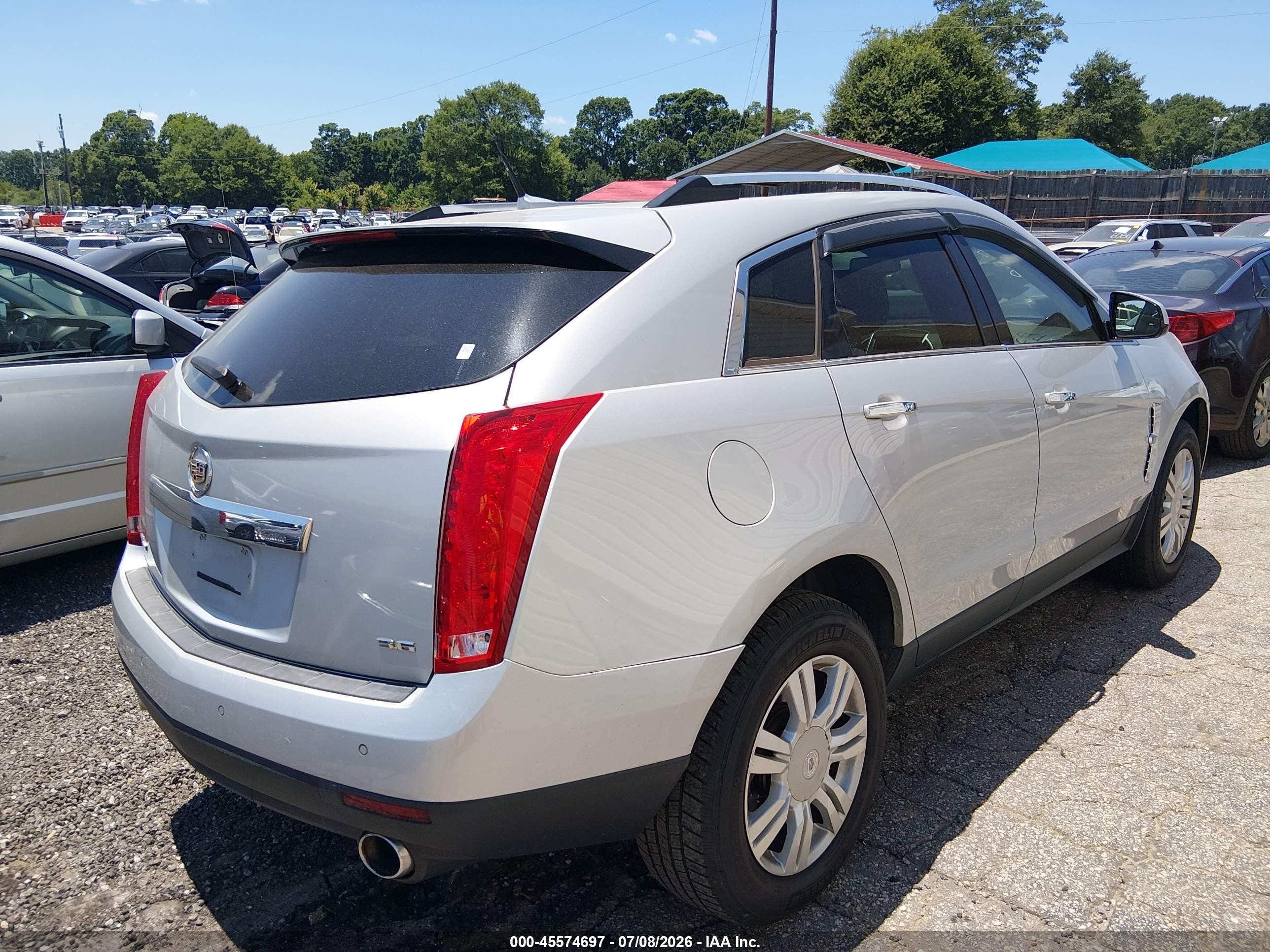 2012 Cadillac Srx Luxury Collection Silver vin: 3GYFNAE36CS509098