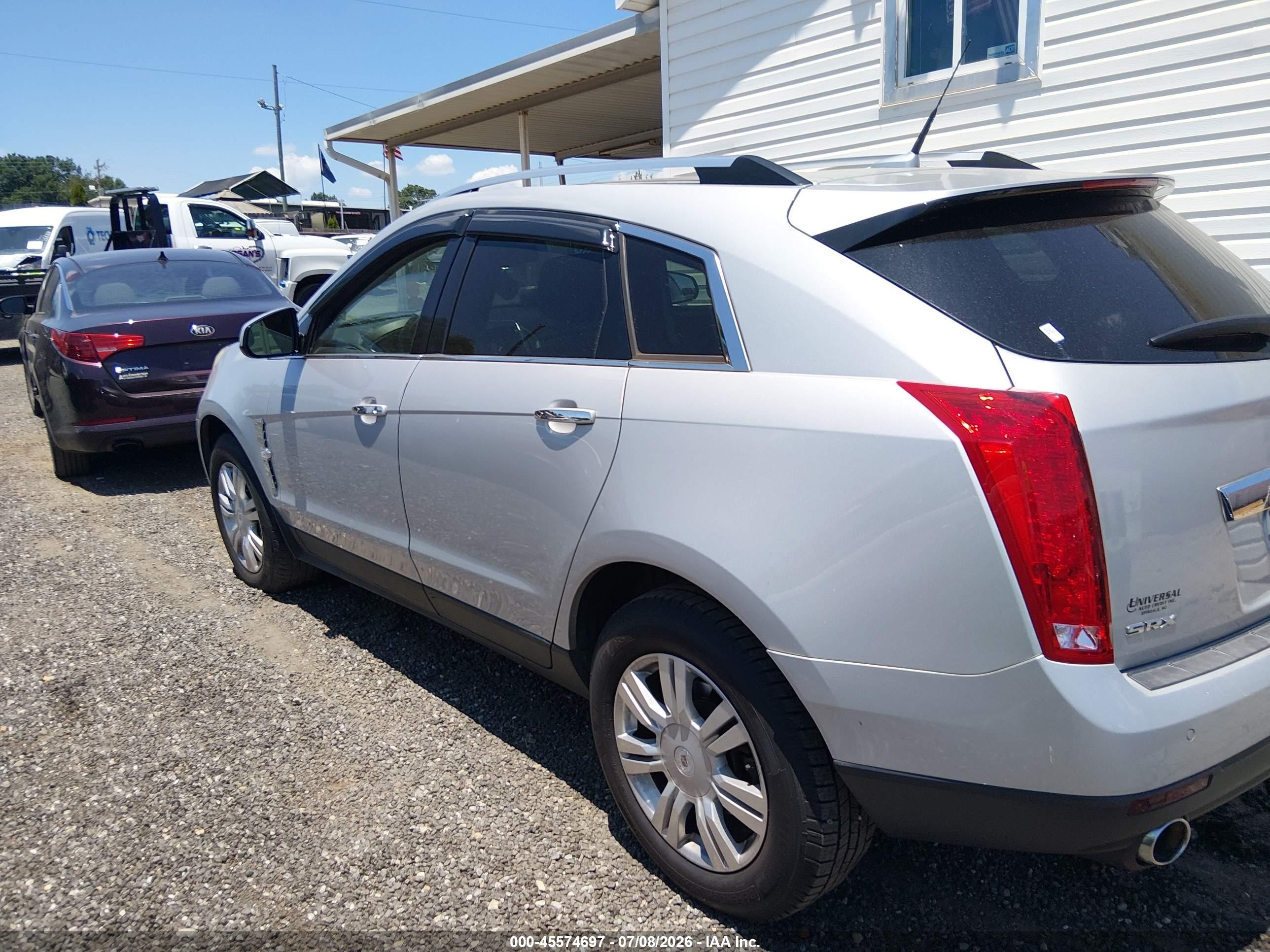 2012 Cadillac Srx Luxury Collection Silver vin: 3GYFNAE36CS509098