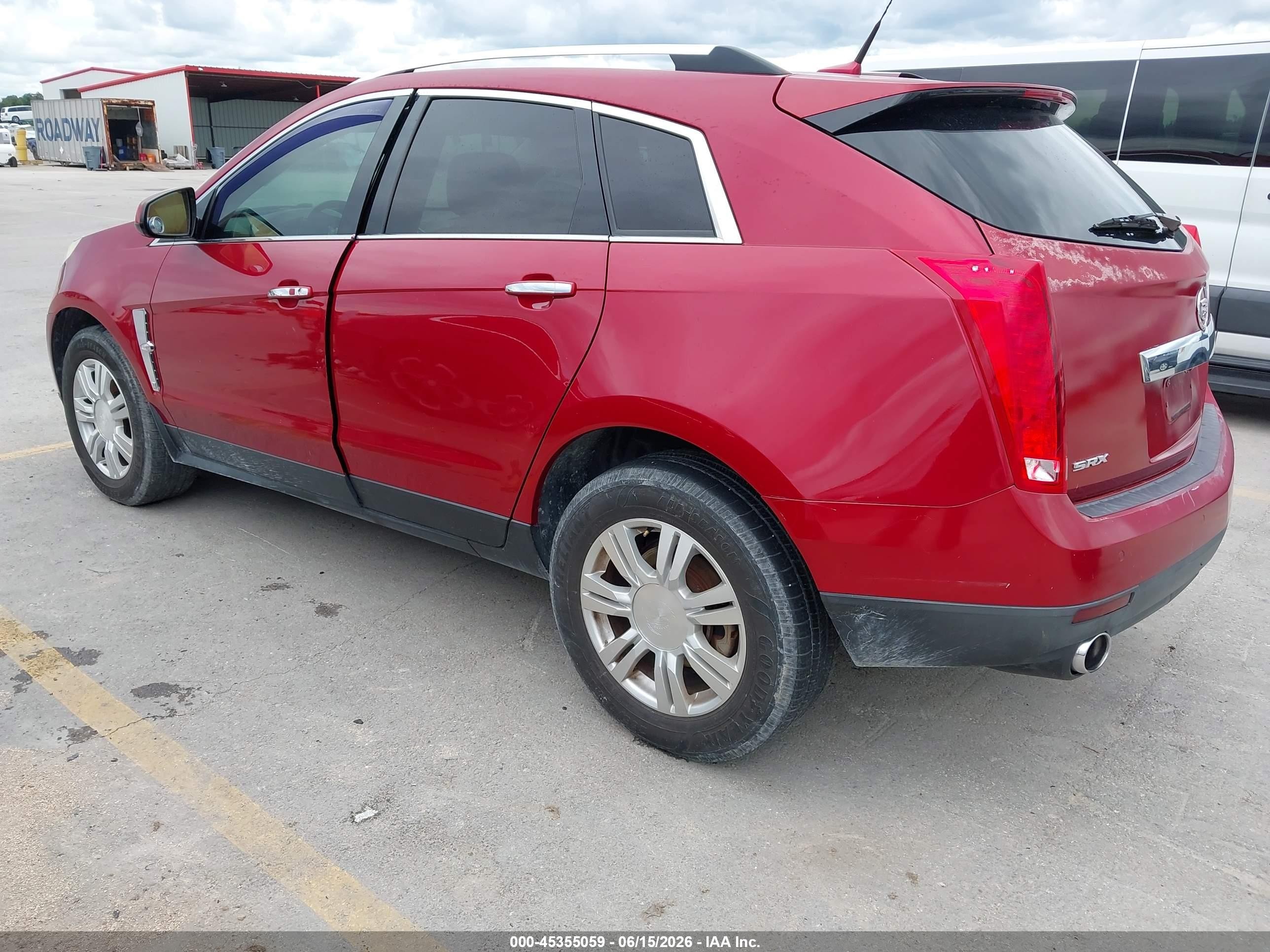 2012 Cadillac Srx Luxury Collection Red vin: 3GYFNAE36CS602977