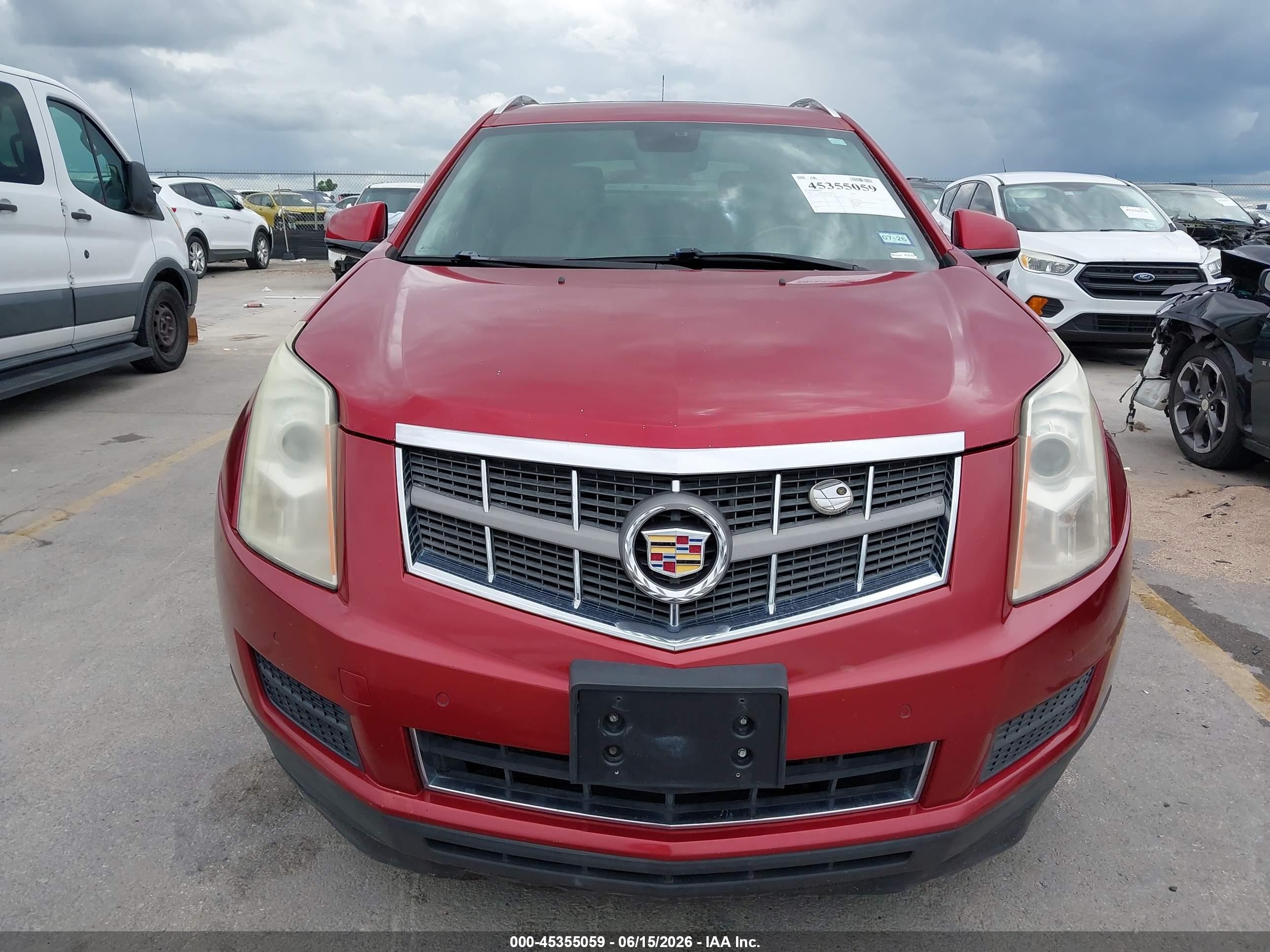 2012 Cadillac Srx Luxury Collection Red vin: 3GYFNAE36CS602977