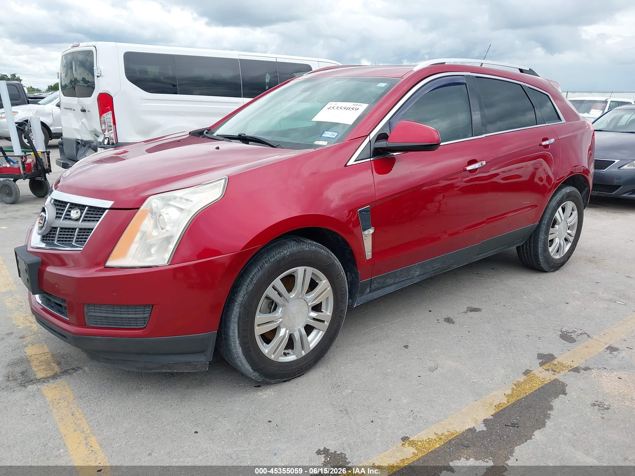 2012 Cadillac Srx Luxury Collection Red vin: 3GYFNAE36CS602977