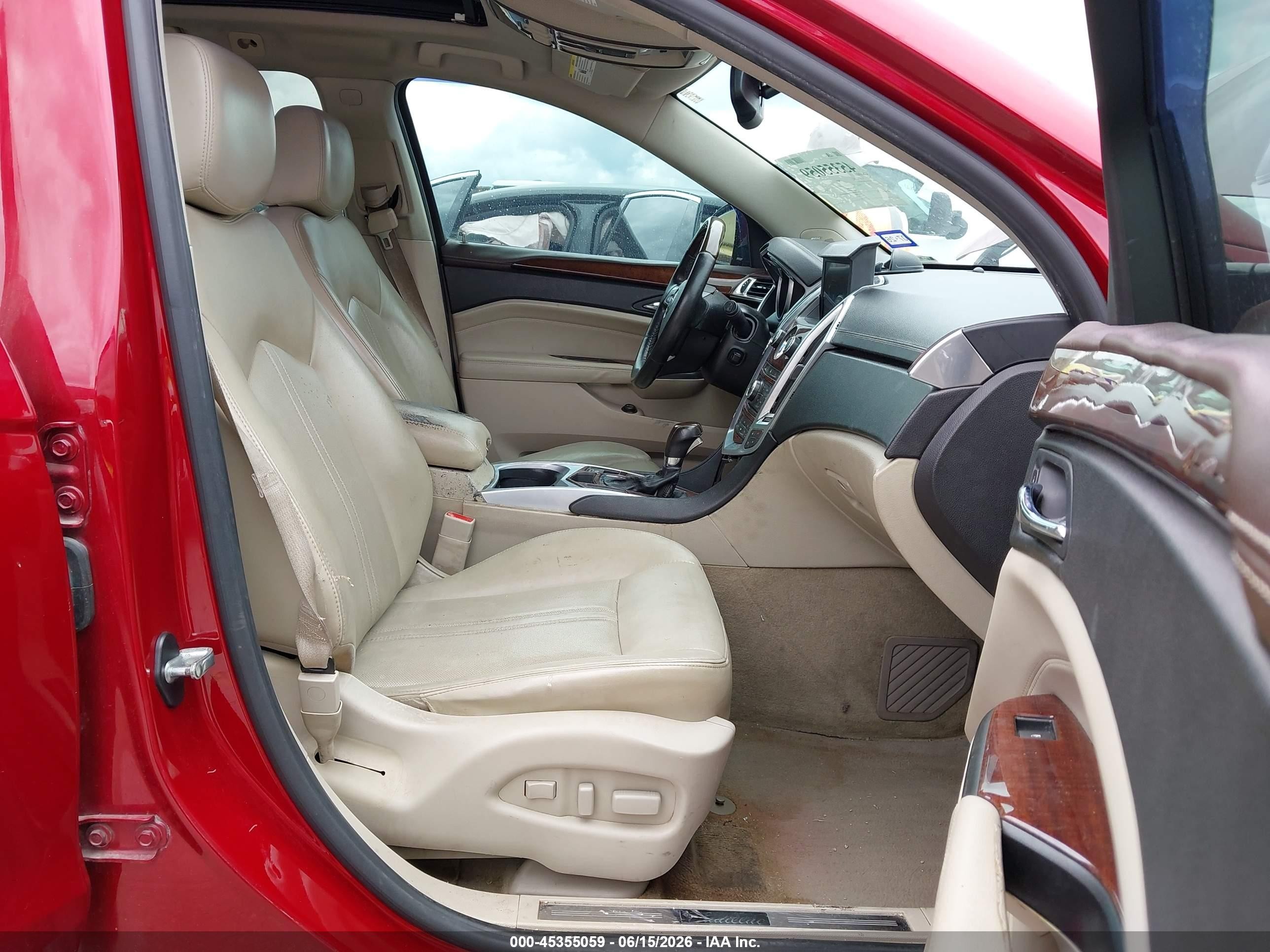 2012 Cadillac Srx Luxury Collection Red vin: 3GYFNAE36CS602977