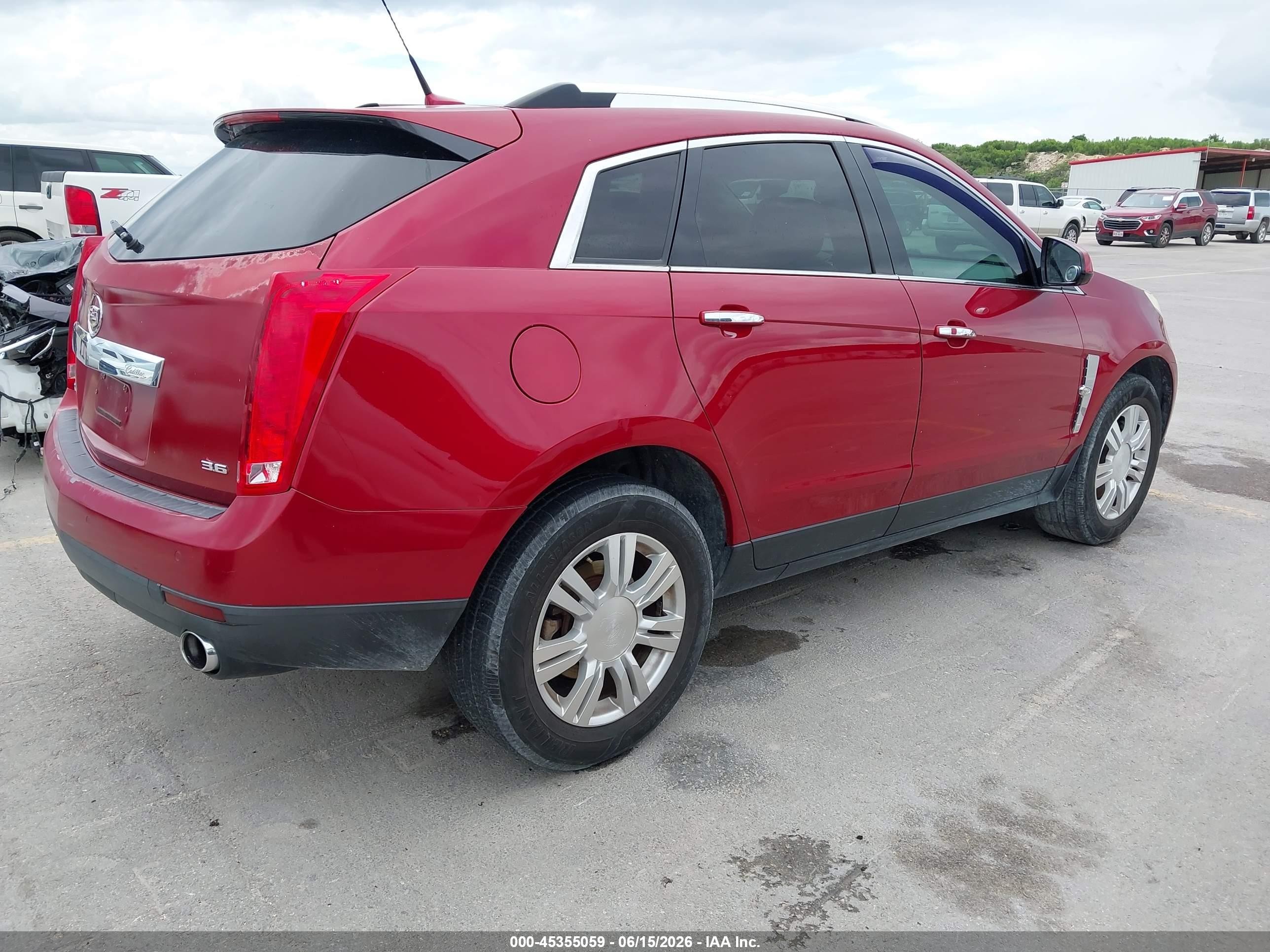 2012 Cadillac Srx Luxury Collection Red vin: 3GYFNAE36CS602977