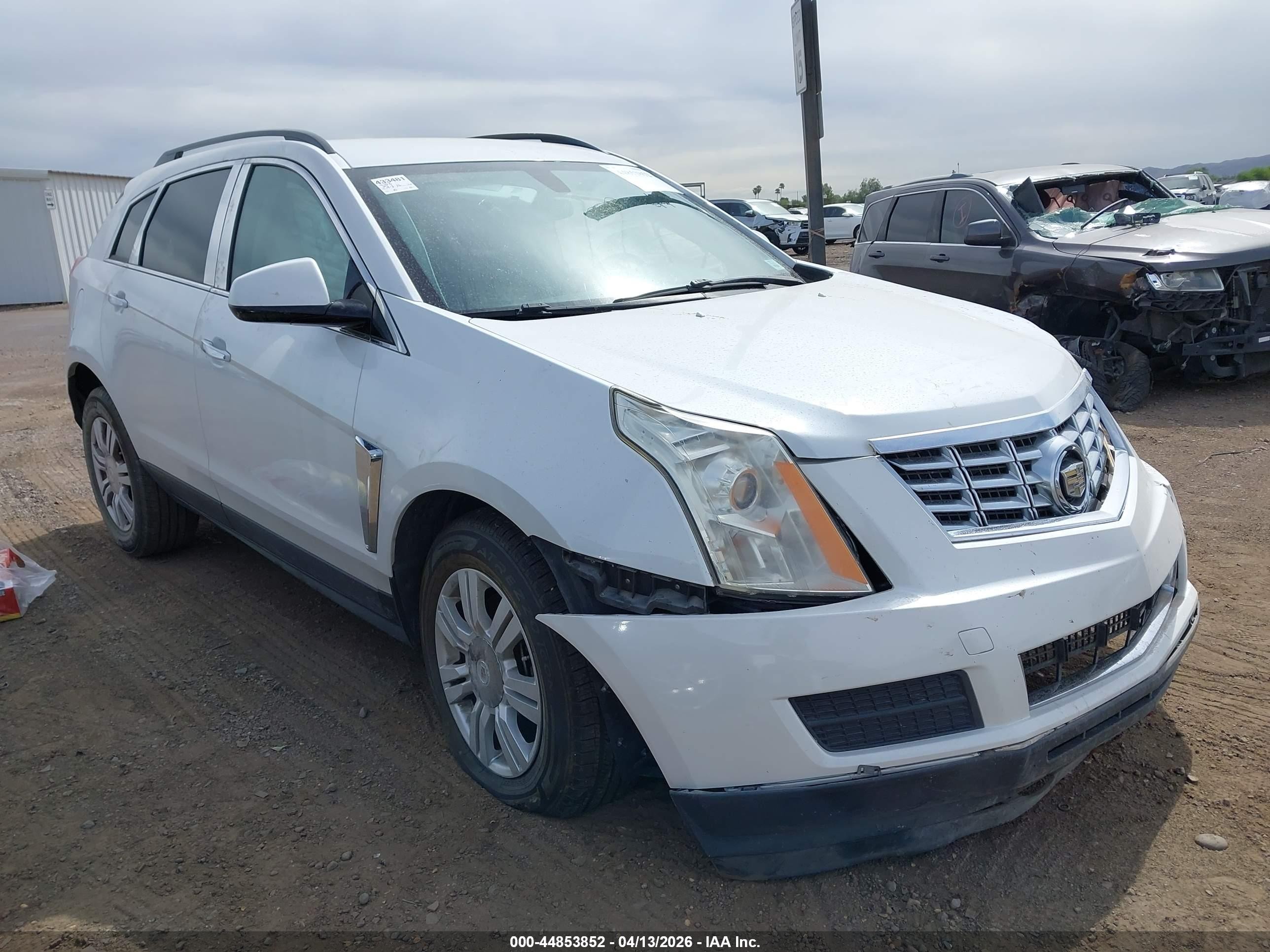 2013 Cadillac Srx Standard White vin: 3GYFNAE36DS597166
