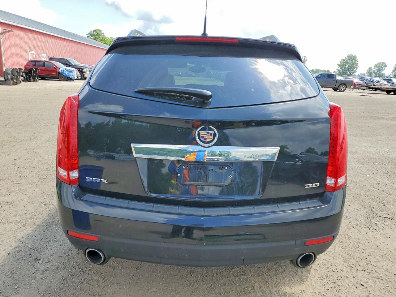 2014 Cadillac Srx Black vin: 3GYFNAE36ES648893