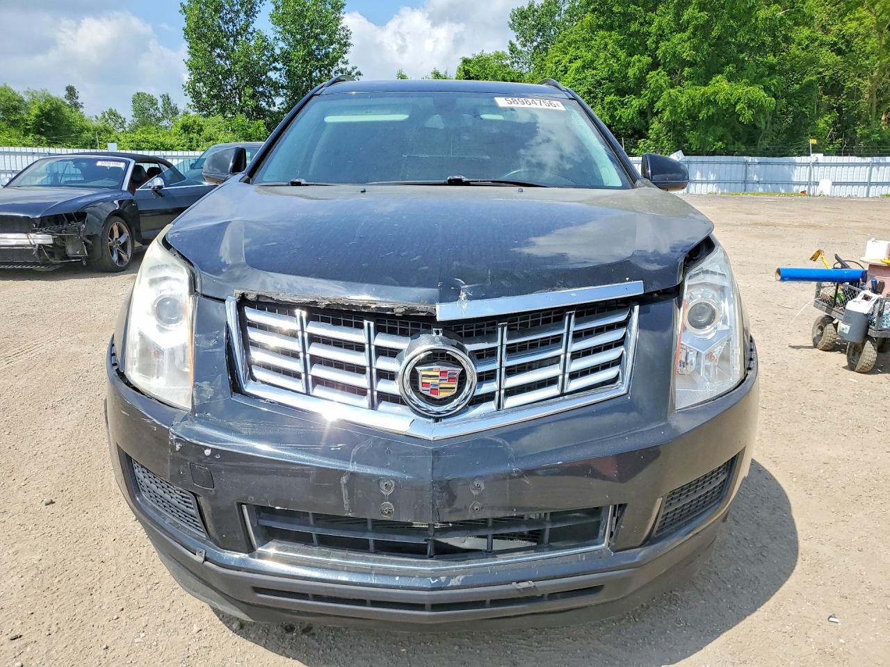 2014 Cadillac Srx Black vin: 3GYFNAE36ES648893