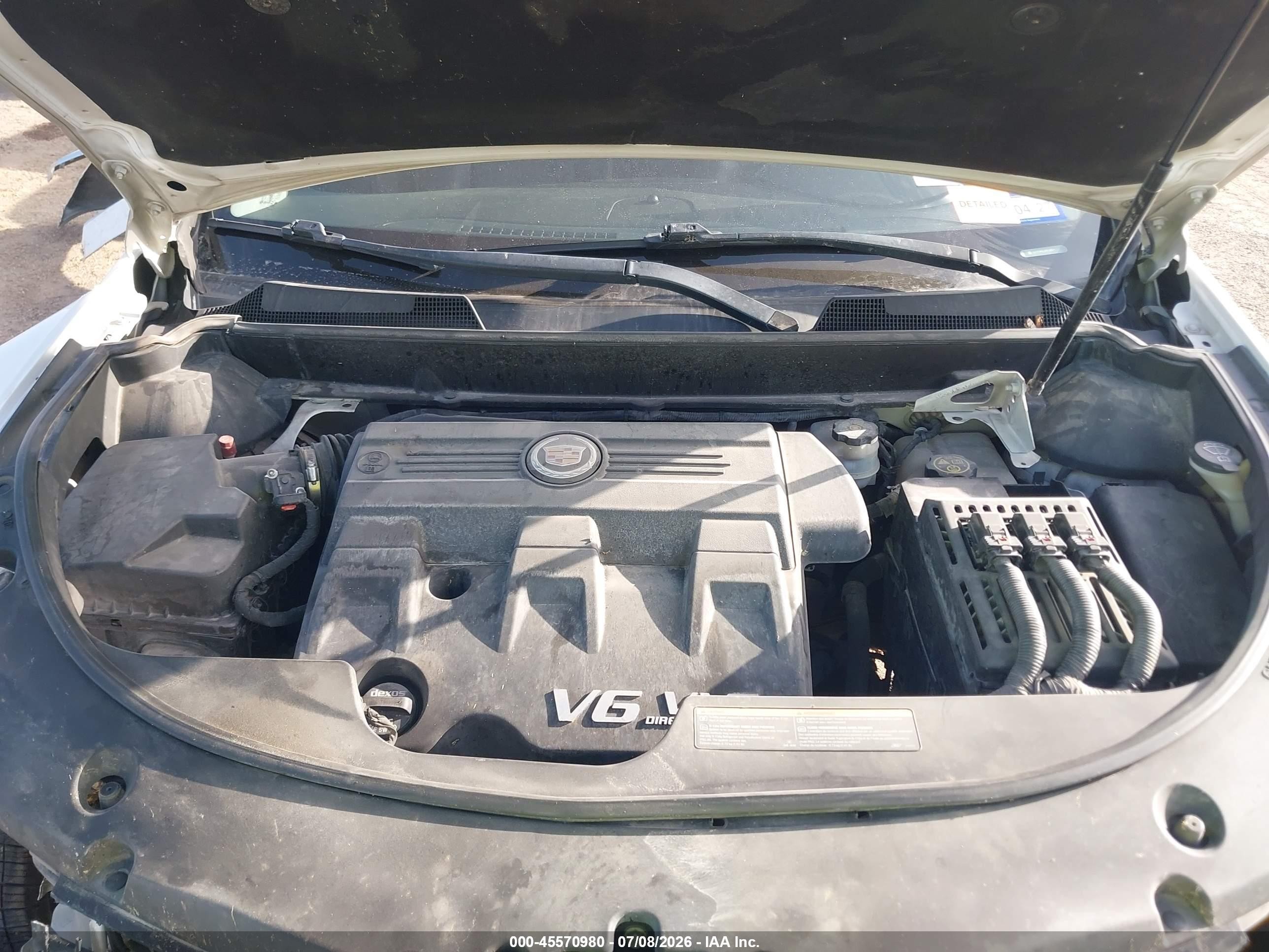 2014 Cadillac Srx Standard Белый vin: 3GYFNAE36ES664124