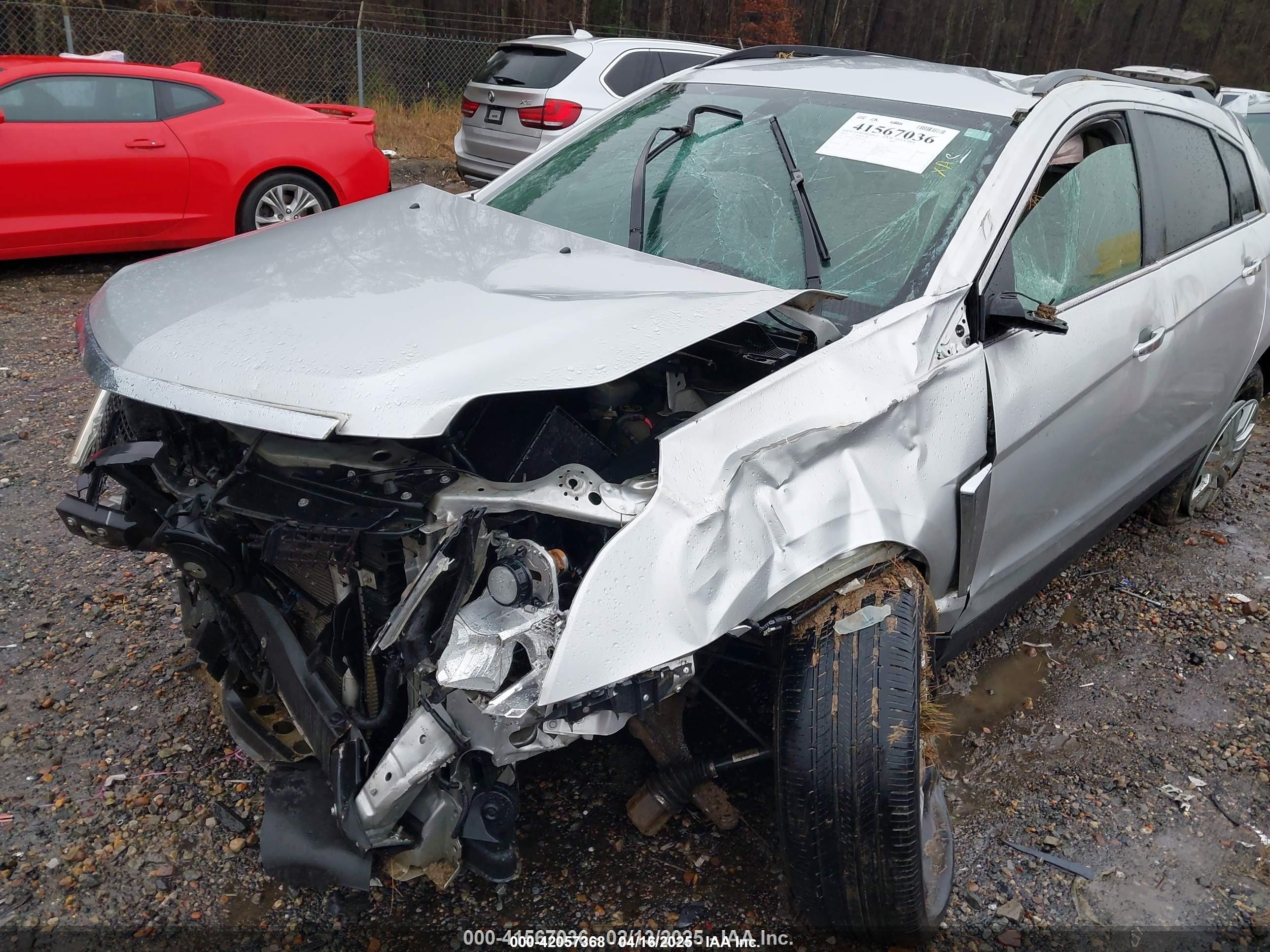 2015 Cadillac Srx Standard Серебряный vin: 3GYFNAE36FS581584
