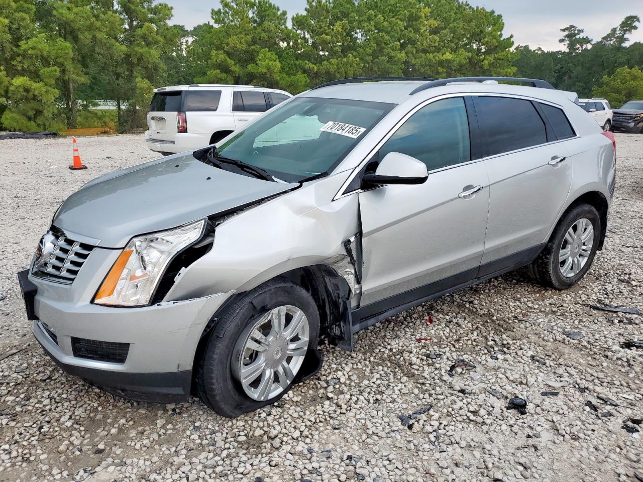 2015 Cadillac Srx Silver vin: 3GYFNAE36FS638429