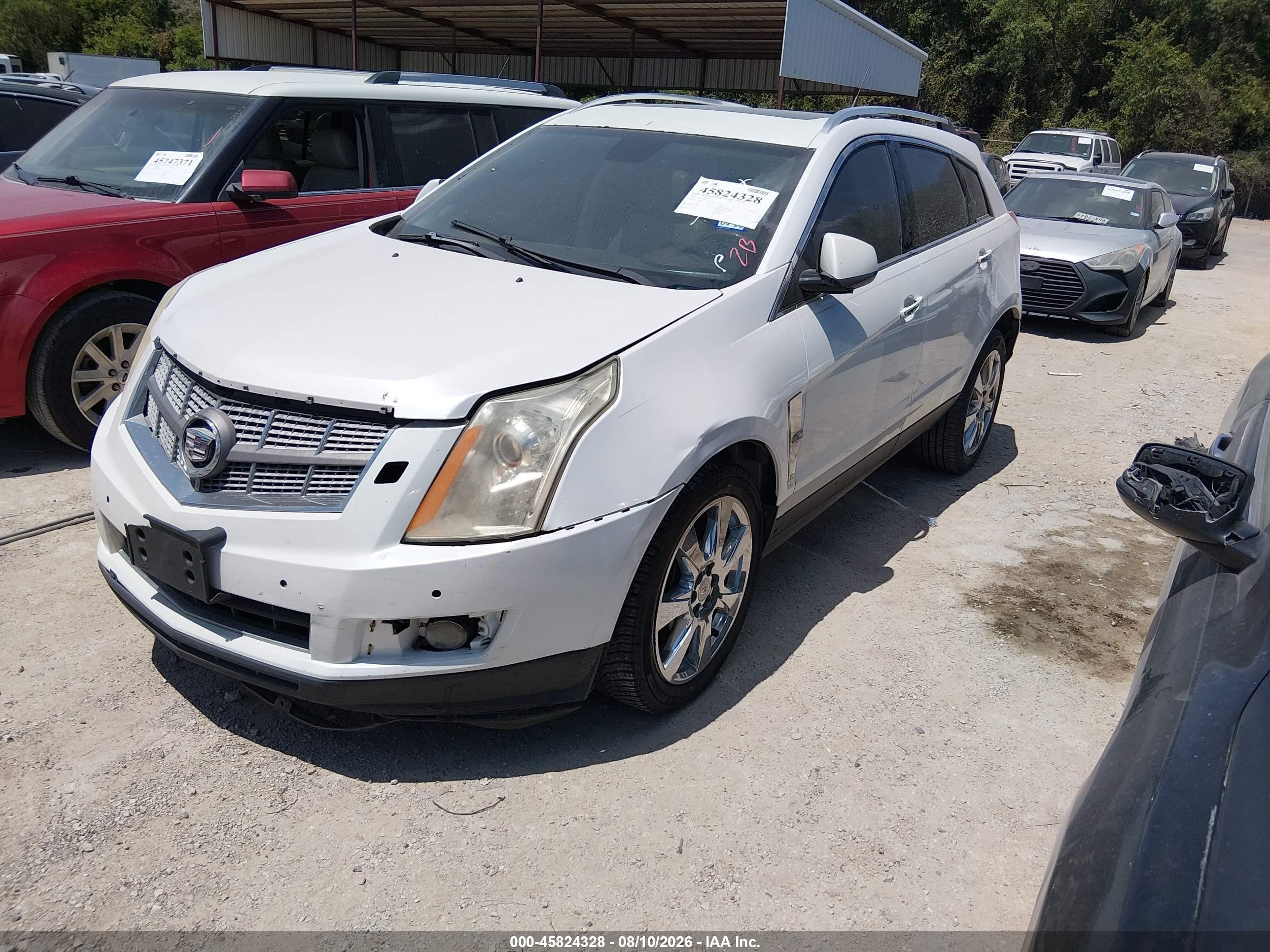 2012 Cadillac Srx Luxury Collection White vin: 3GYFNAE37CS517131