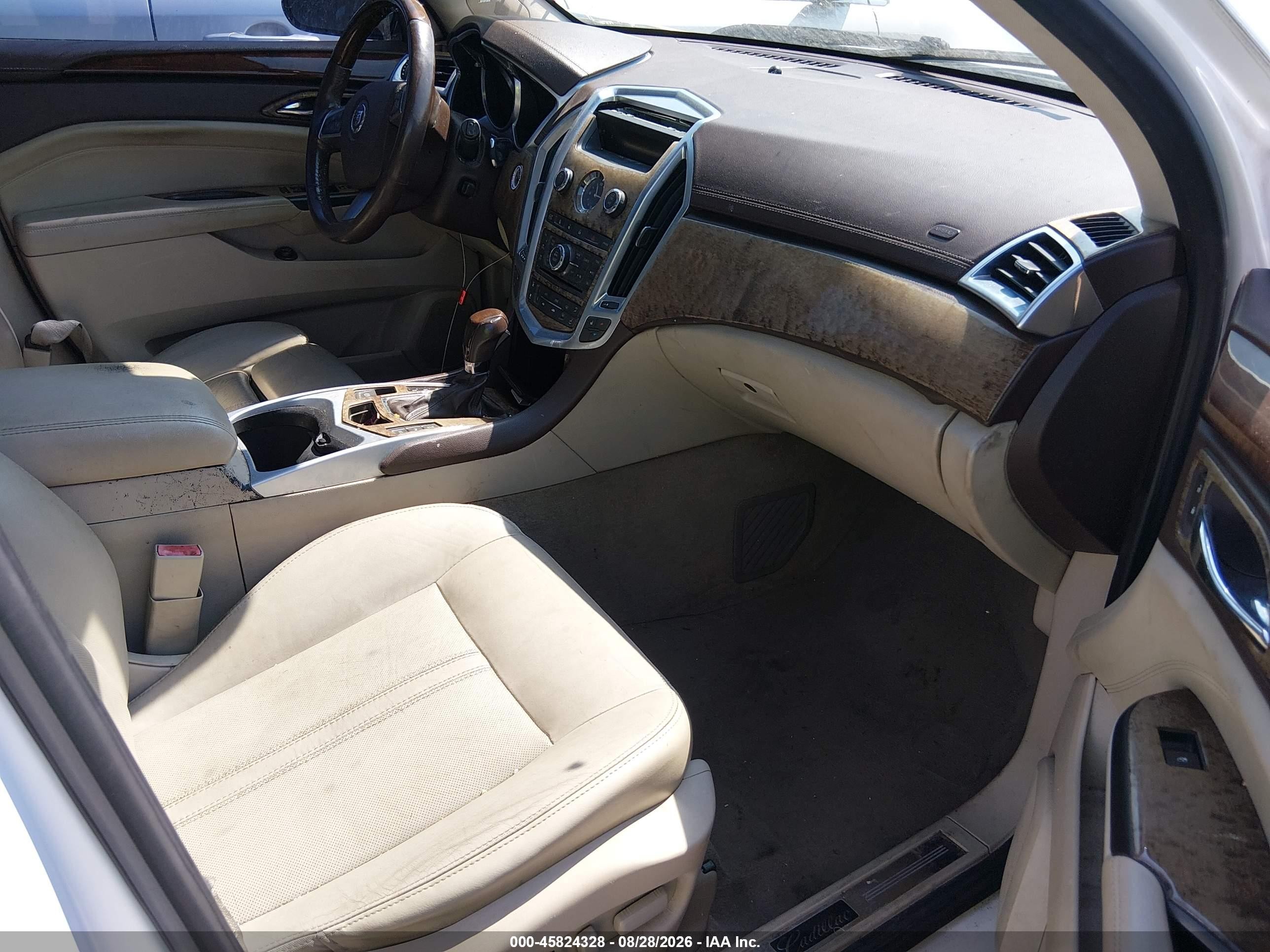 2012 Cadillac Srx Luxury Collection White vin: 3GYFNAE37CS517131