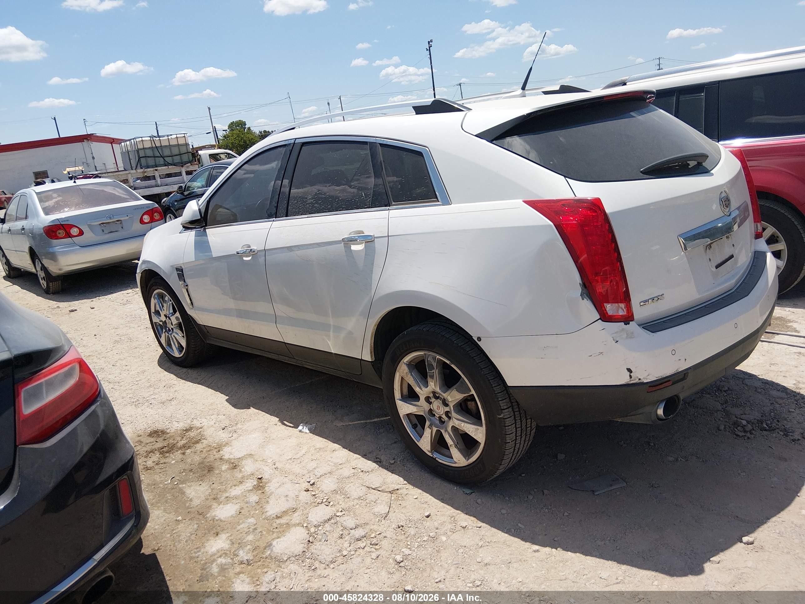 2012 Cadillac Srx Luxury Collection White vin: 3GYFNAE37CS517131