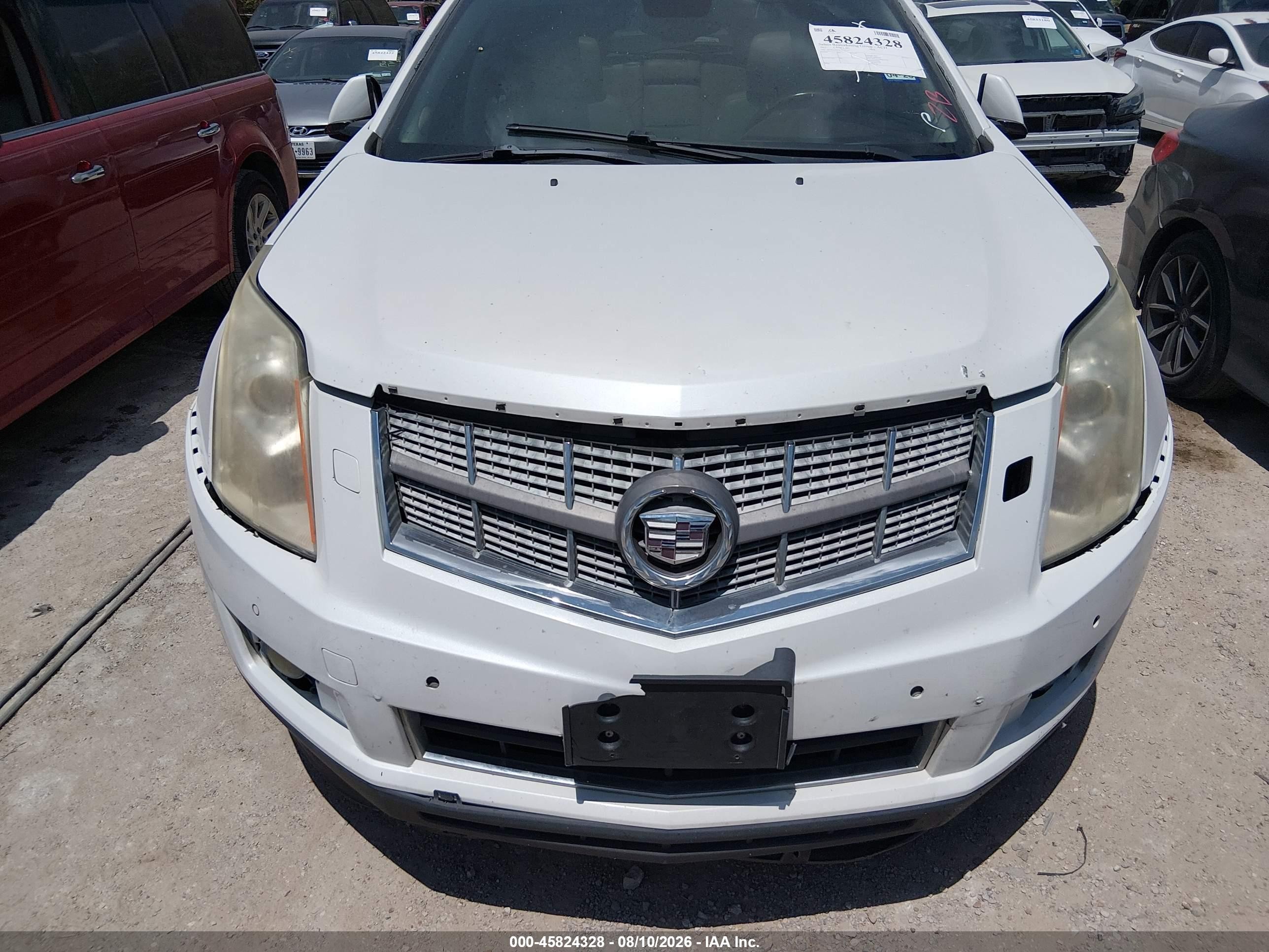 2012 Cadillac Srx Luxury Collection White vin: 3GYFNAE37CS517131