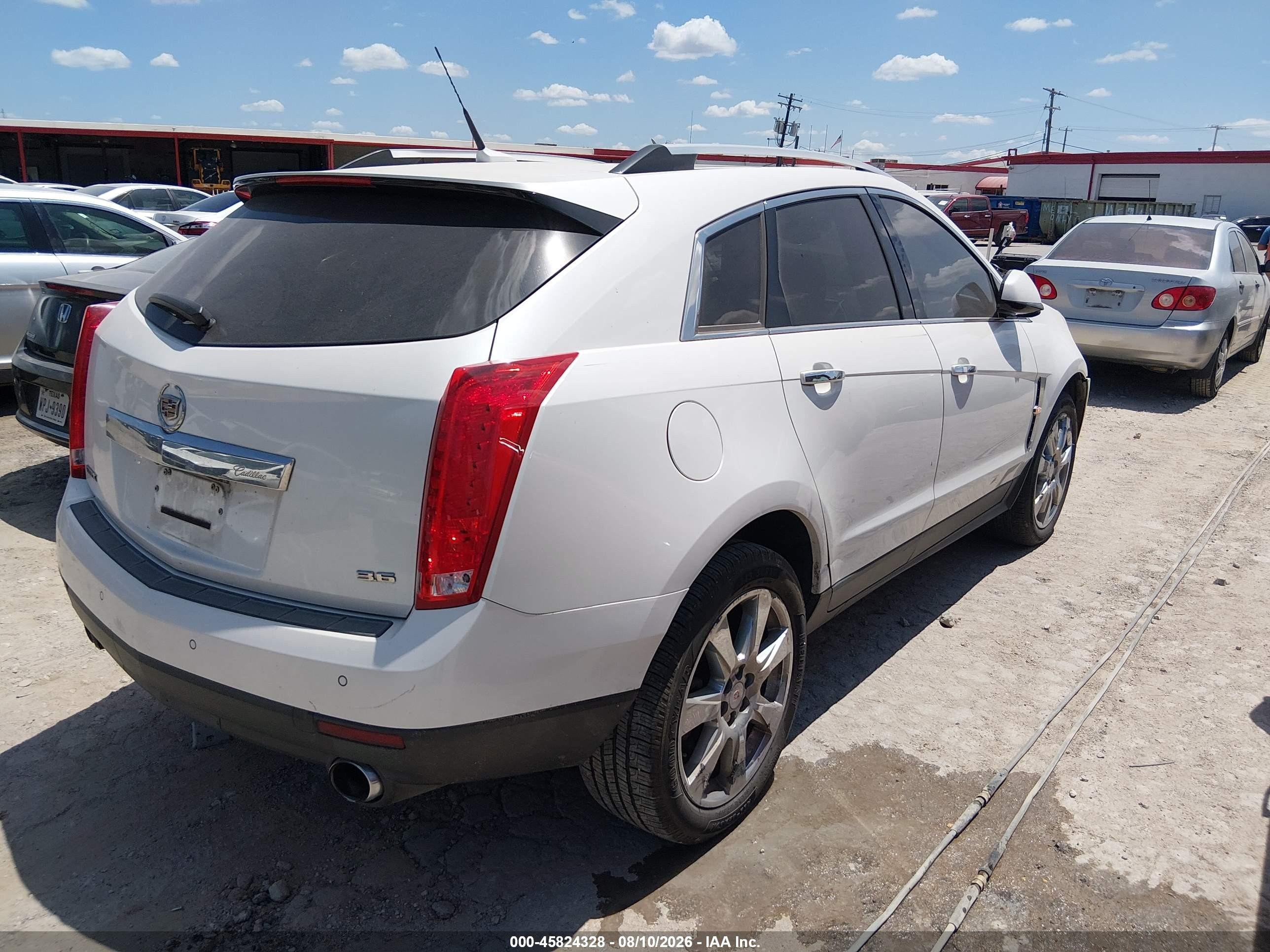2012 Cadillac Srx Luxury Collection White vin: 3GYFNAE37CS517131