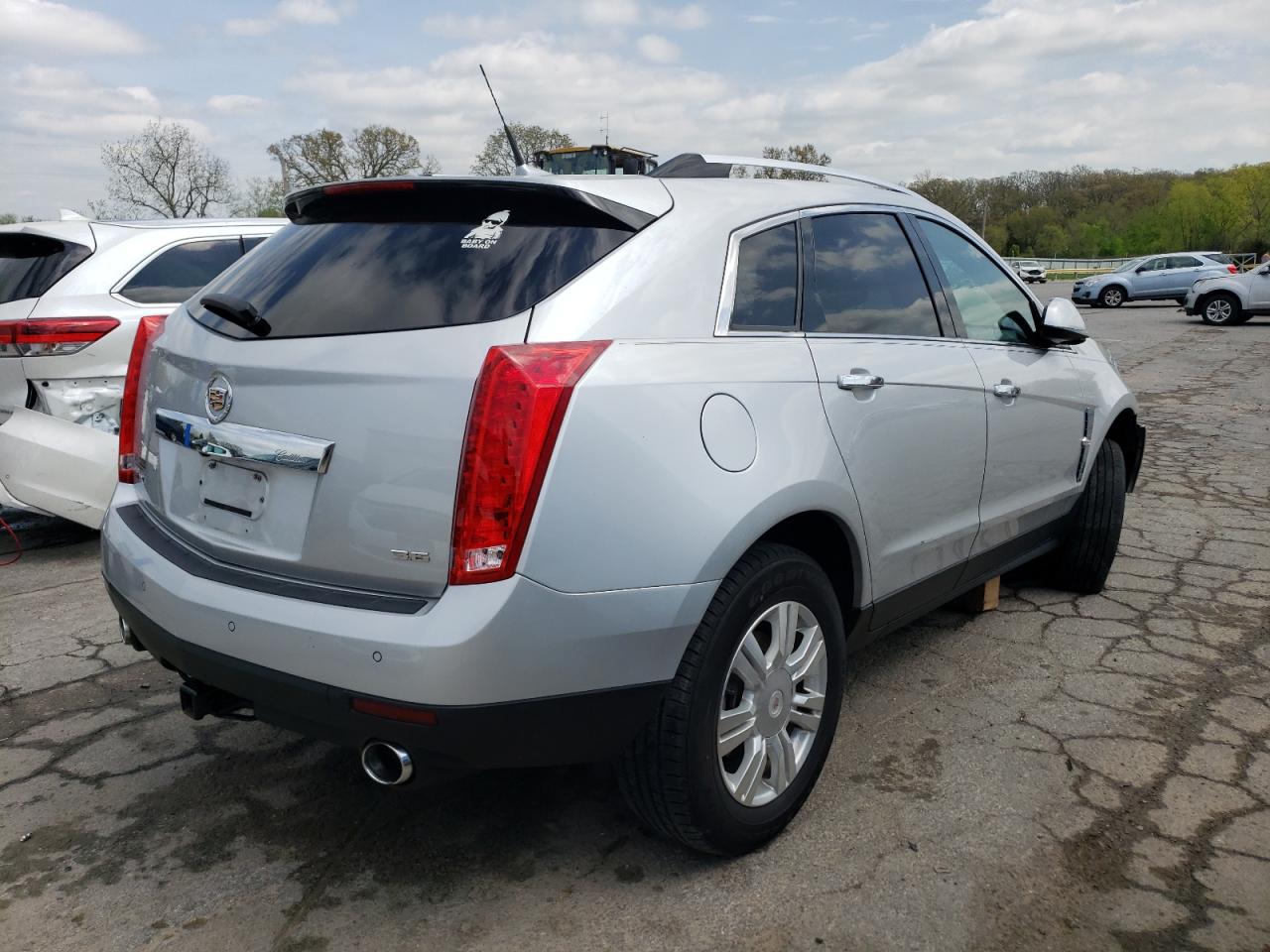 2012 Cadillac Srx Luxury Collection Silver vin: 3GYFNAE37CS575868