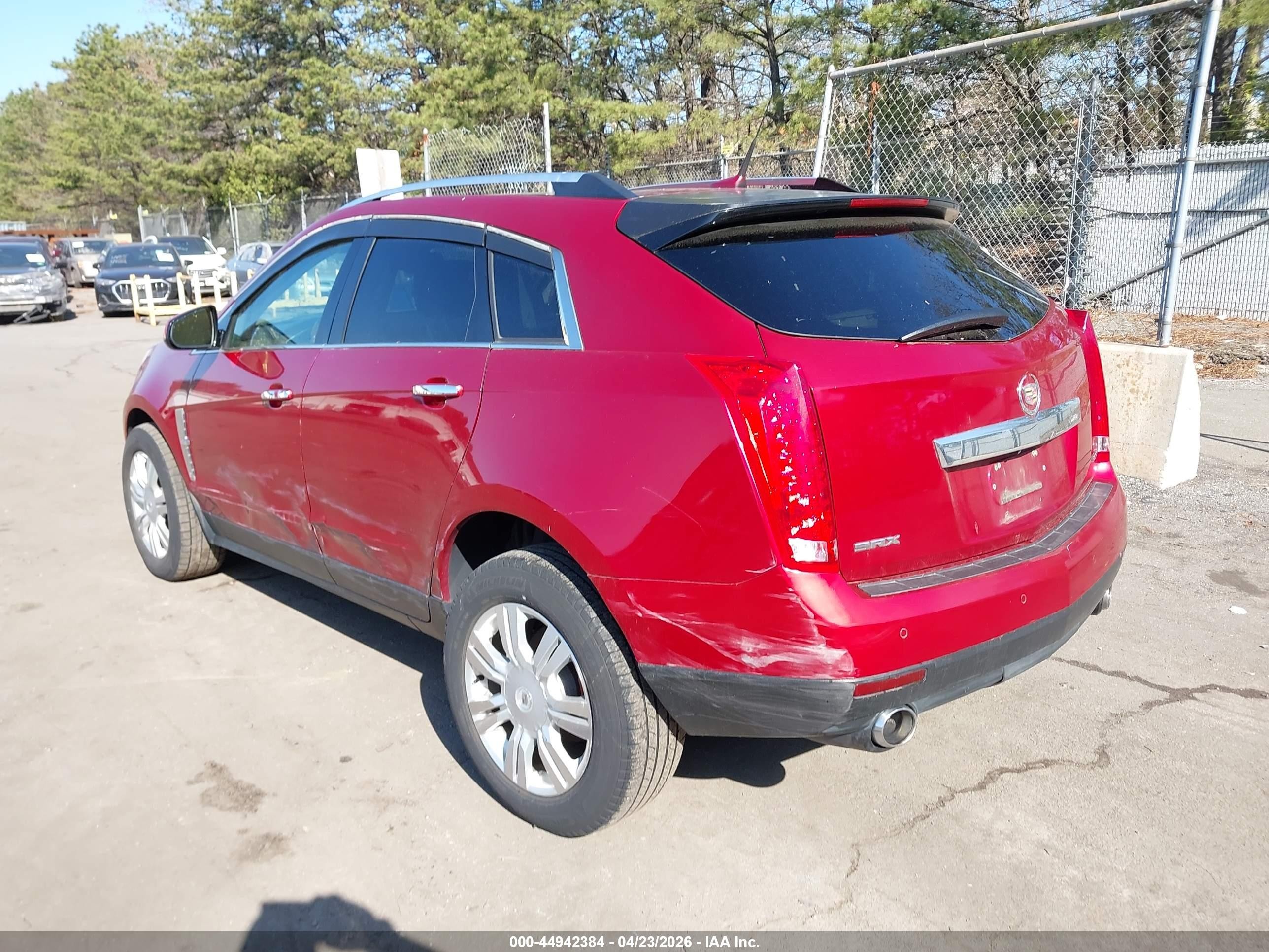 2012 Cadillac Srx Luxury Collection Red vin: 3GYFNAE37CS579841