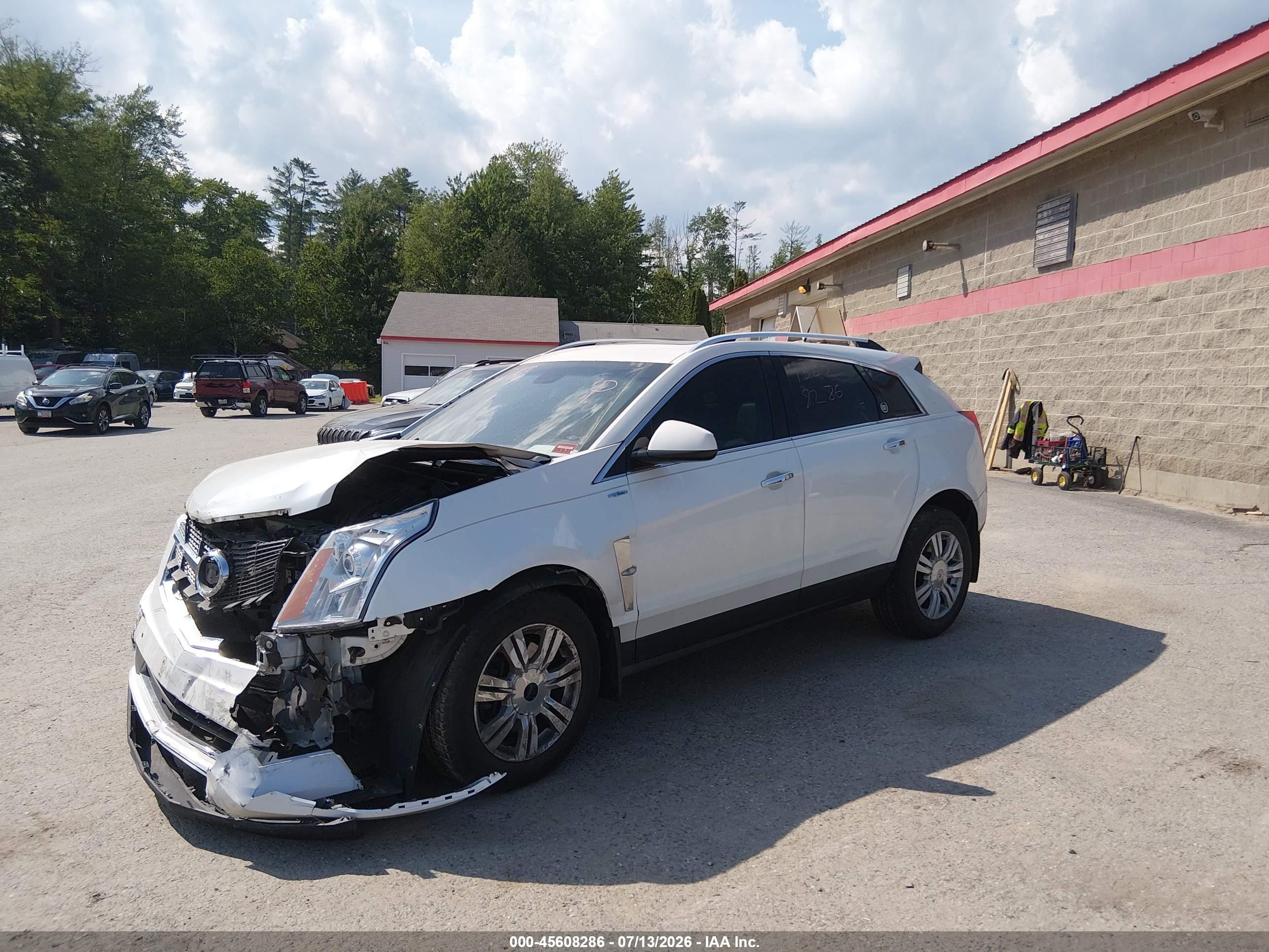 2012 Cadillac Srx Luxury Collection White vin: 3GYFNAE37CS653081