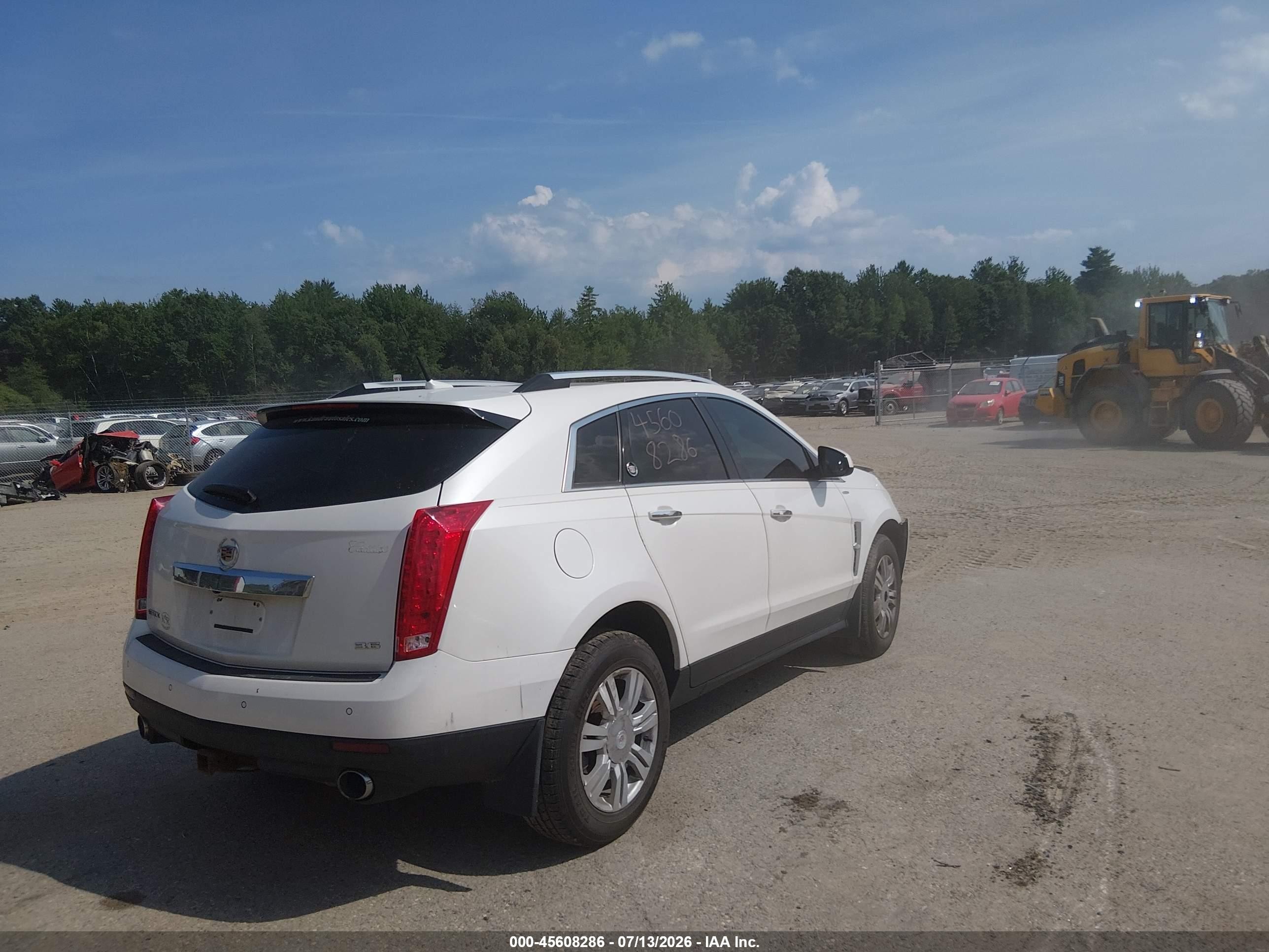 2012 Cadillac Srx Luxury Collection White vin: 3GYFNAE37CS653081
