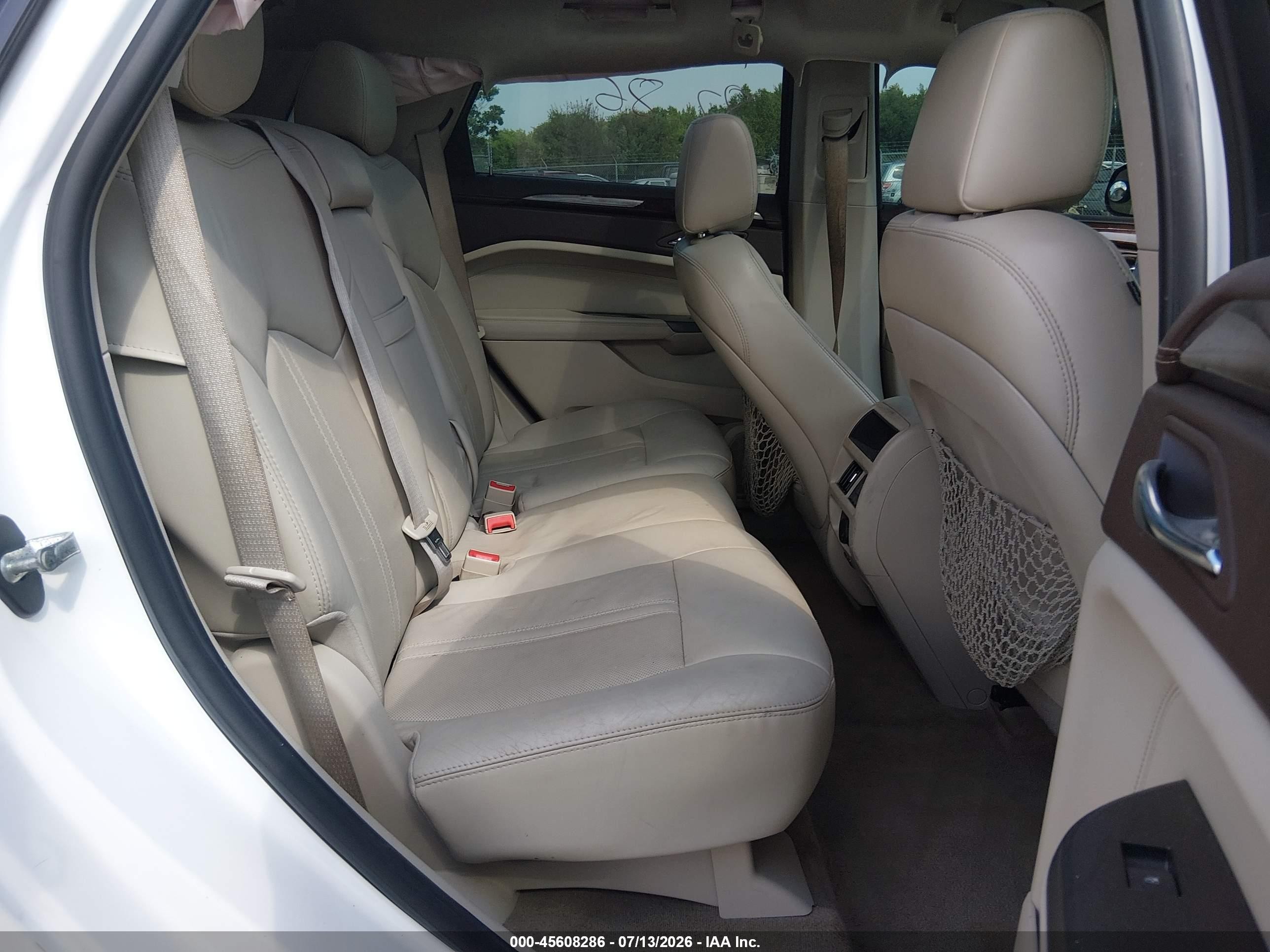 2012 Cadillac Srx Luxury Collection White vin: 3GYFNAE37CS653081