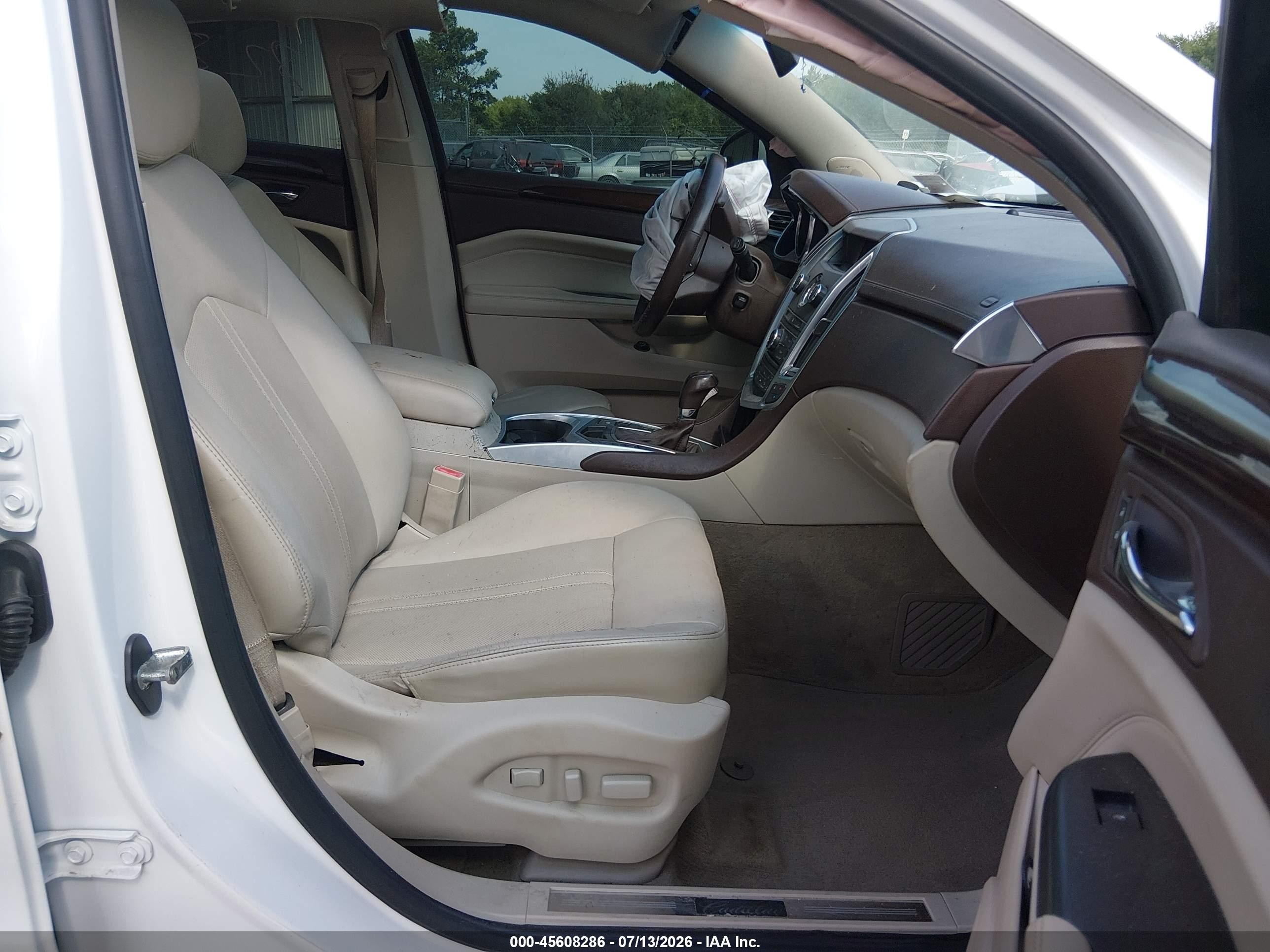 2012 Cadillac Srx Luxury Collection White vin: 3GYFNAE37CS653081