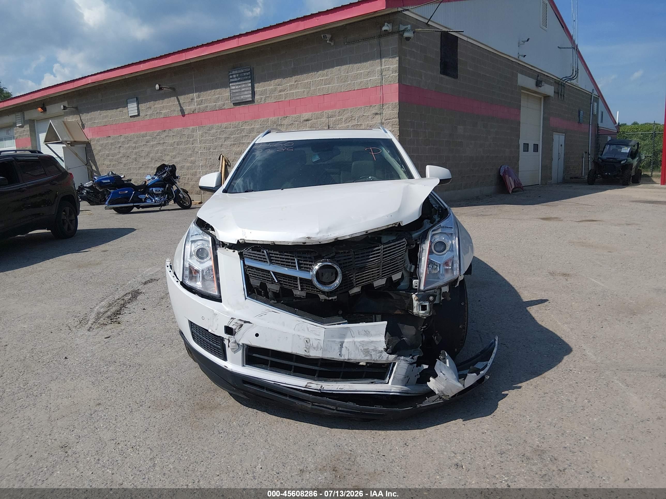 2012 Cadillac Srx Luxury Collection White vin: 3GYFNAE37CS653081