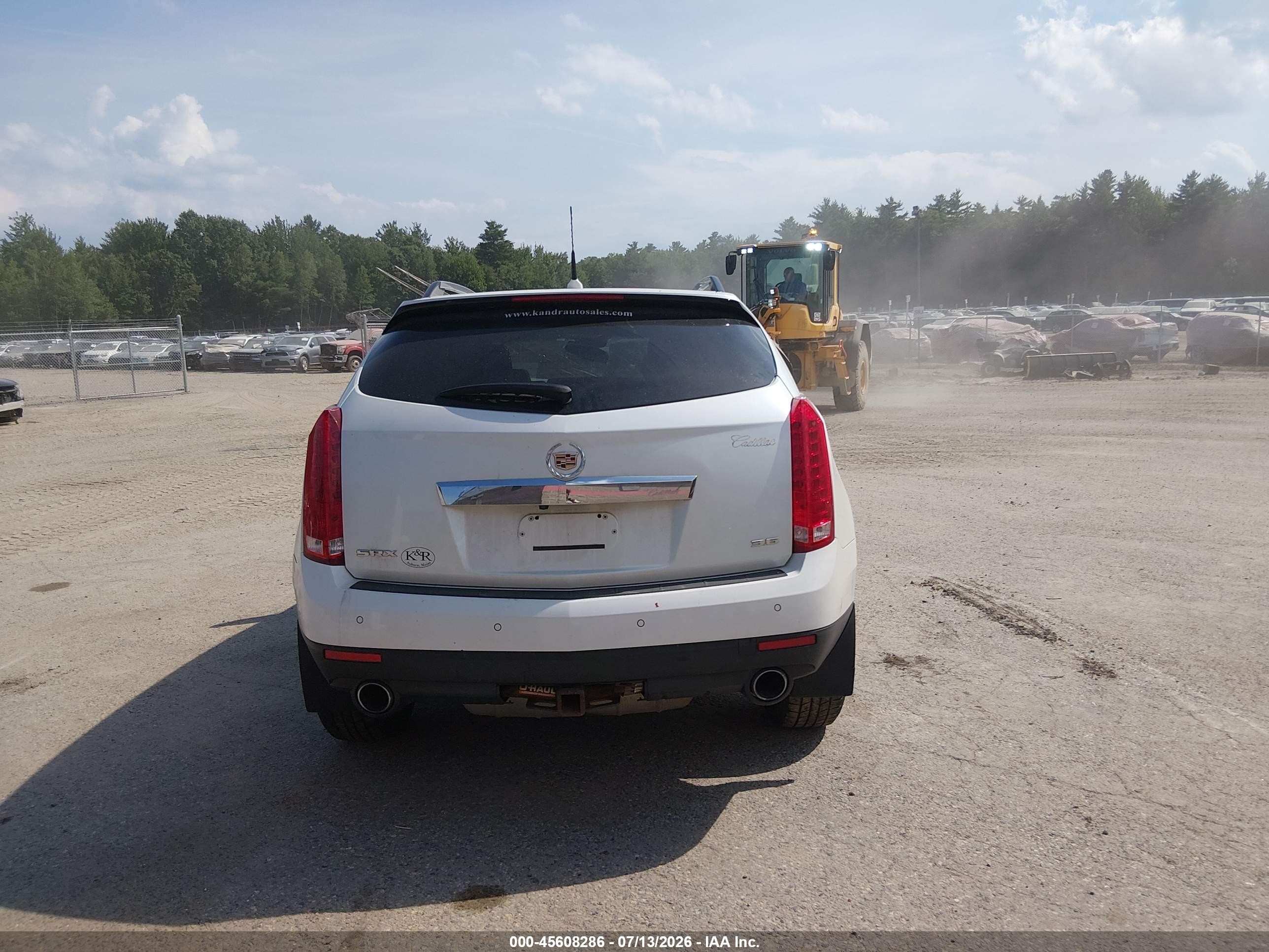 2012 Cadillac Srx Luxury Collection White vin: 3GYFNAE37CS653081