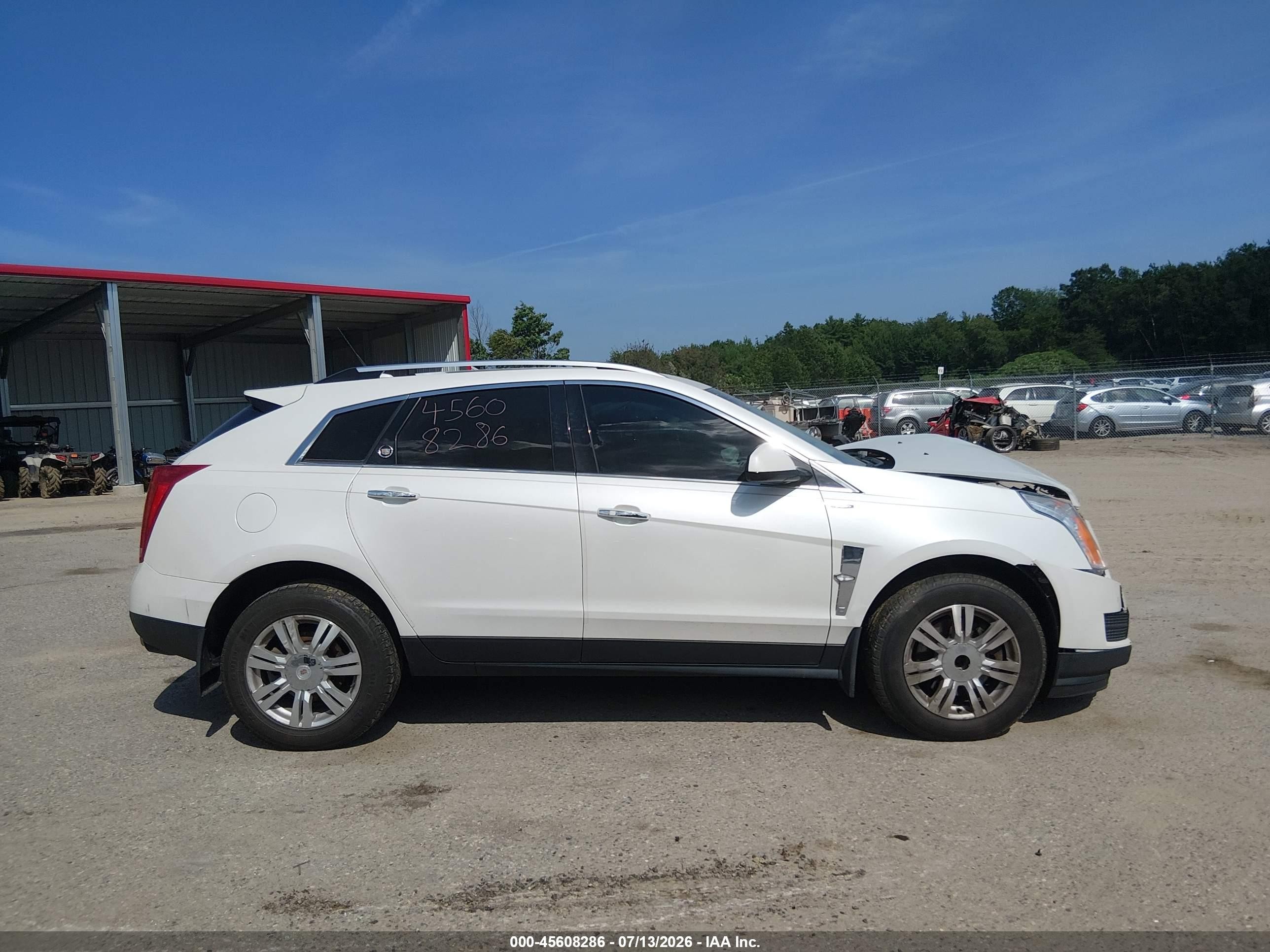 2012 Cadillac Srx Luxury Collection White vin: 3GYFNAE37CS653081