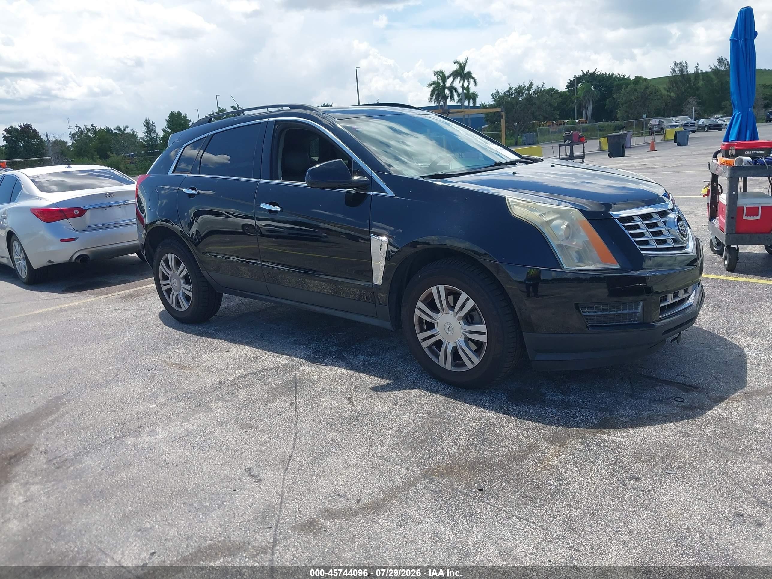 2014 Cadillac Srx Standard Черный vin: 3GYFNAE37ES643220