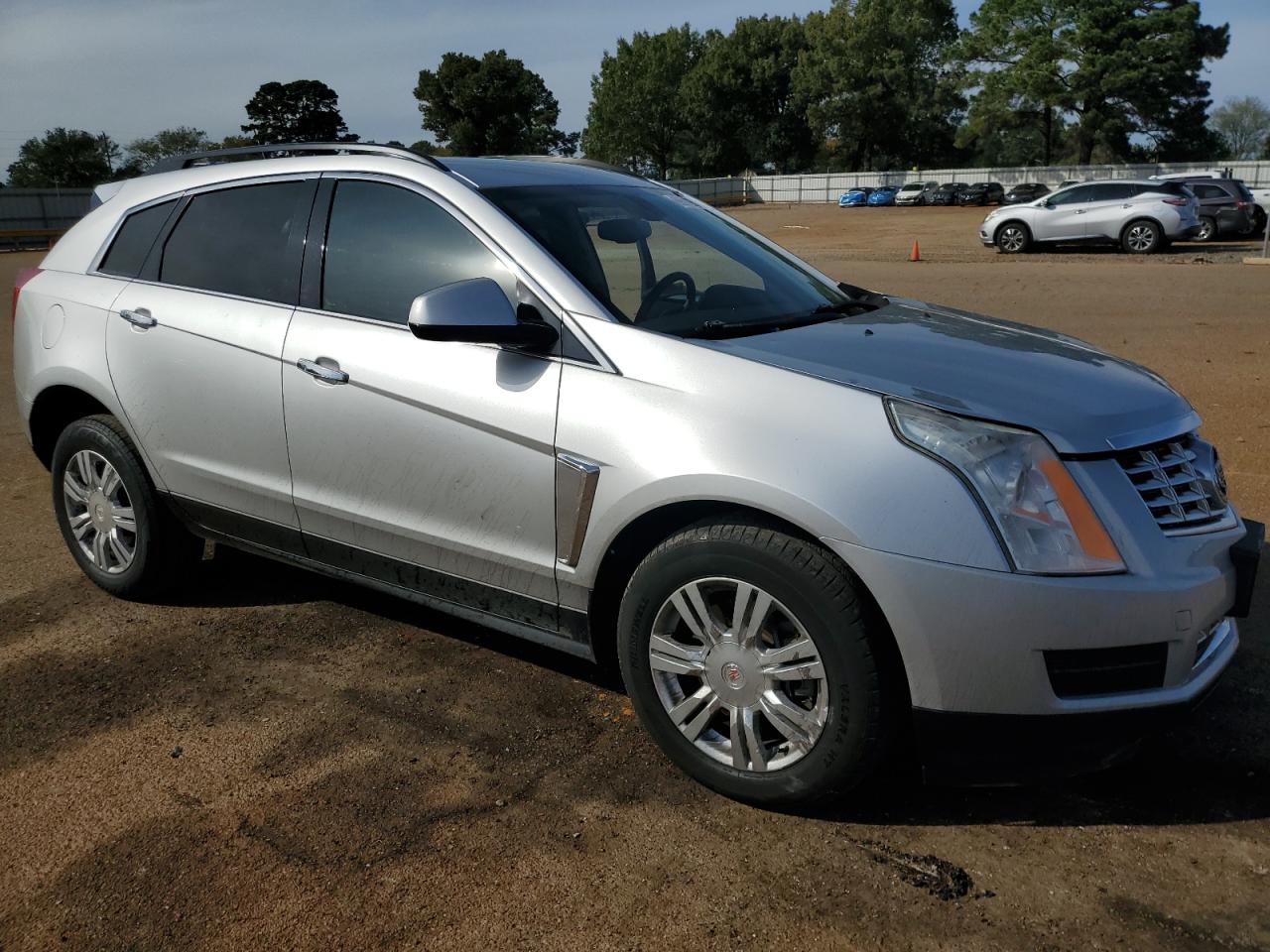 2014 Cadillac Srx Silver vin: 3GYFNAE37ES657537