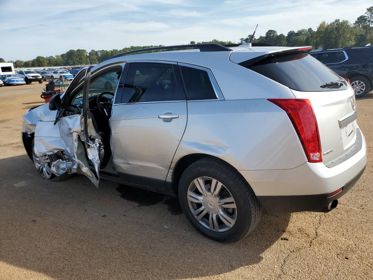2014 Cadillac Srx Silver vin: 3GYFNAE37ES657537