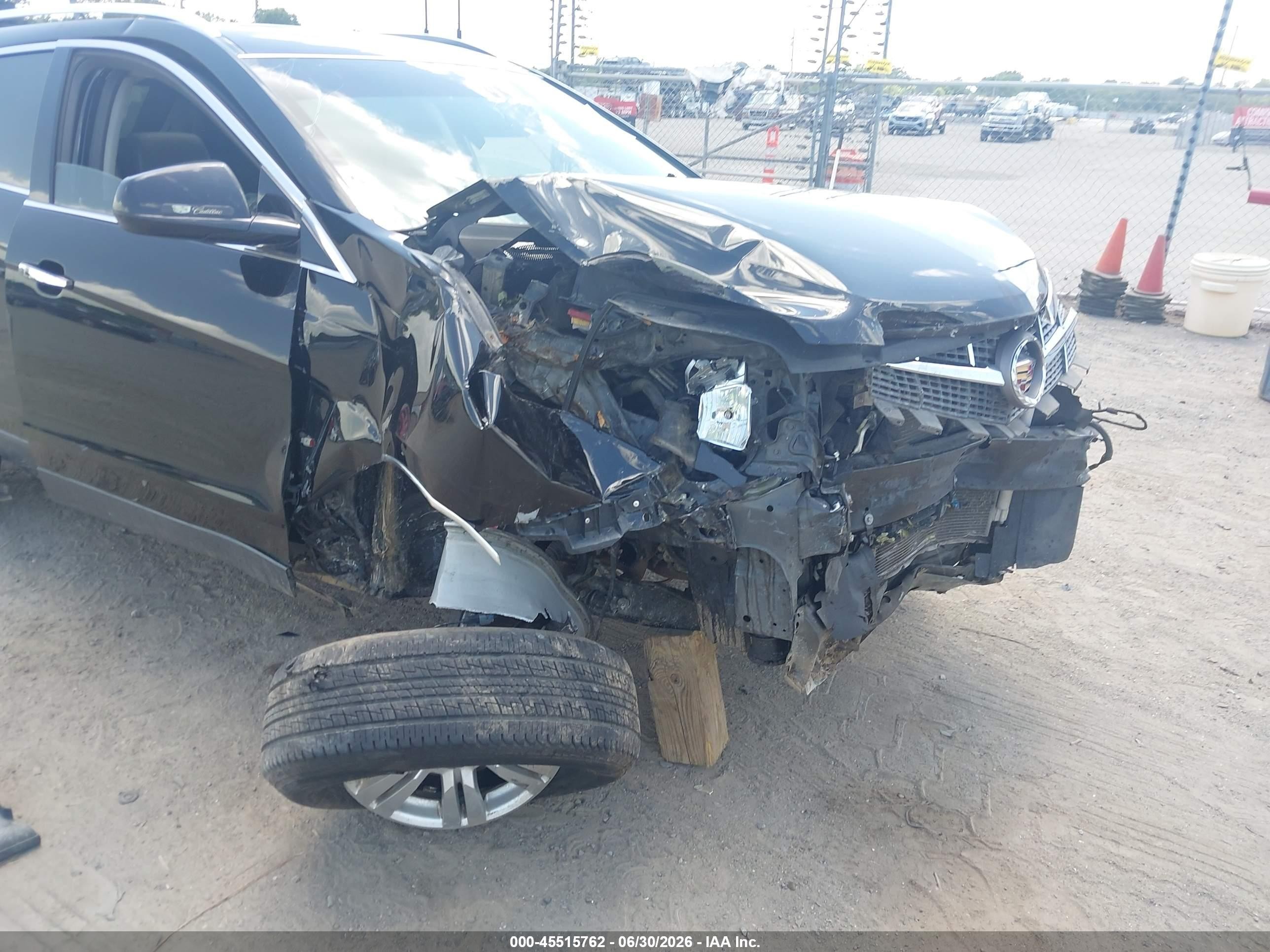 2012 Cadillac Srx Luxury Collection Black vin: 3GYFNAE38CS501696