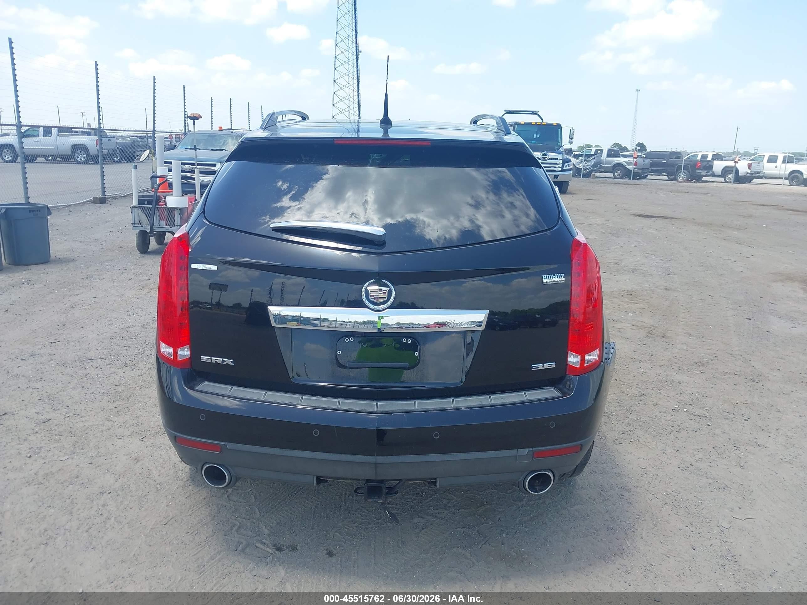 2012 Cadillac Srx Luxury Collection Black vin: 3GYFNAE38CS501696