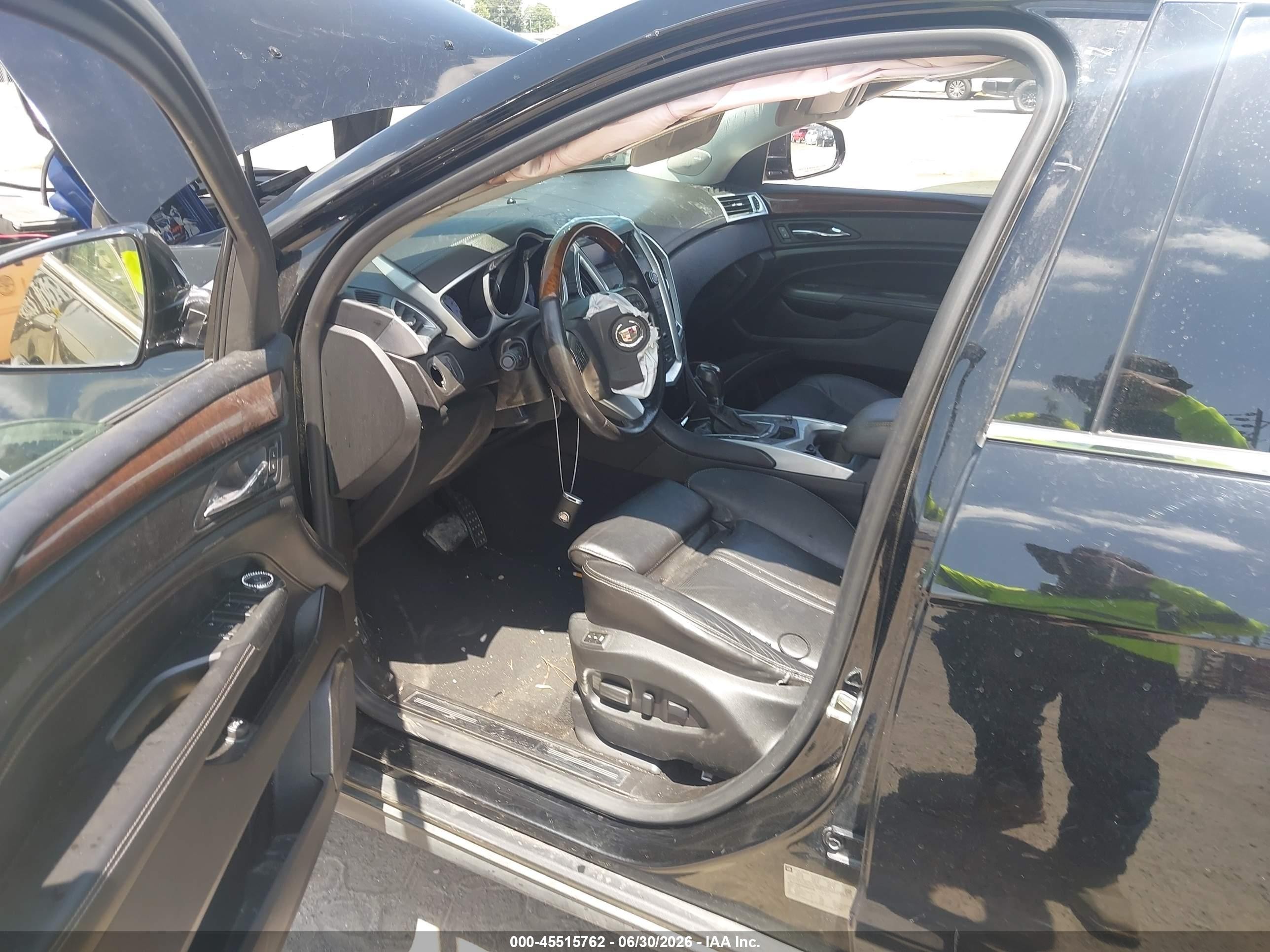 2012 Cadillac Srx Luxury Collection Black vin: 3GYFNAE38CS501696