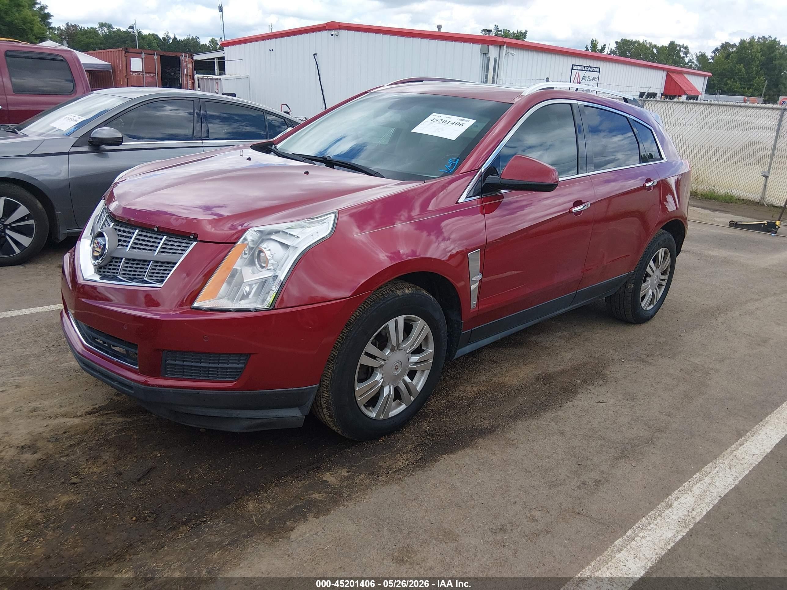 2012 Cadillac Srx Luxury Collection Красный vin: 3GYFNAE38CS520894