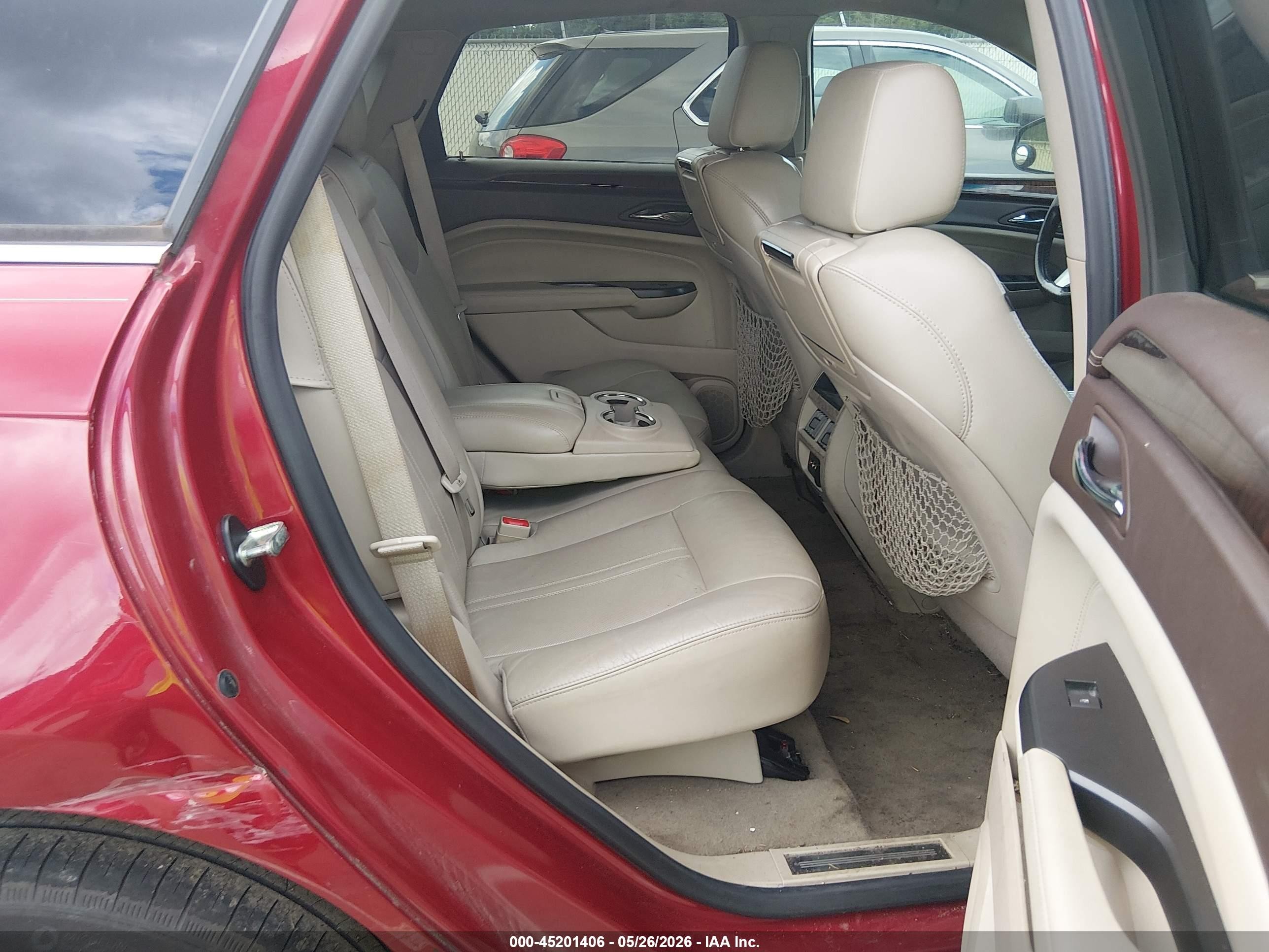 2012 Cadillac Srx Luxury Collection Красный vin: 3GYFNAE38CS520894