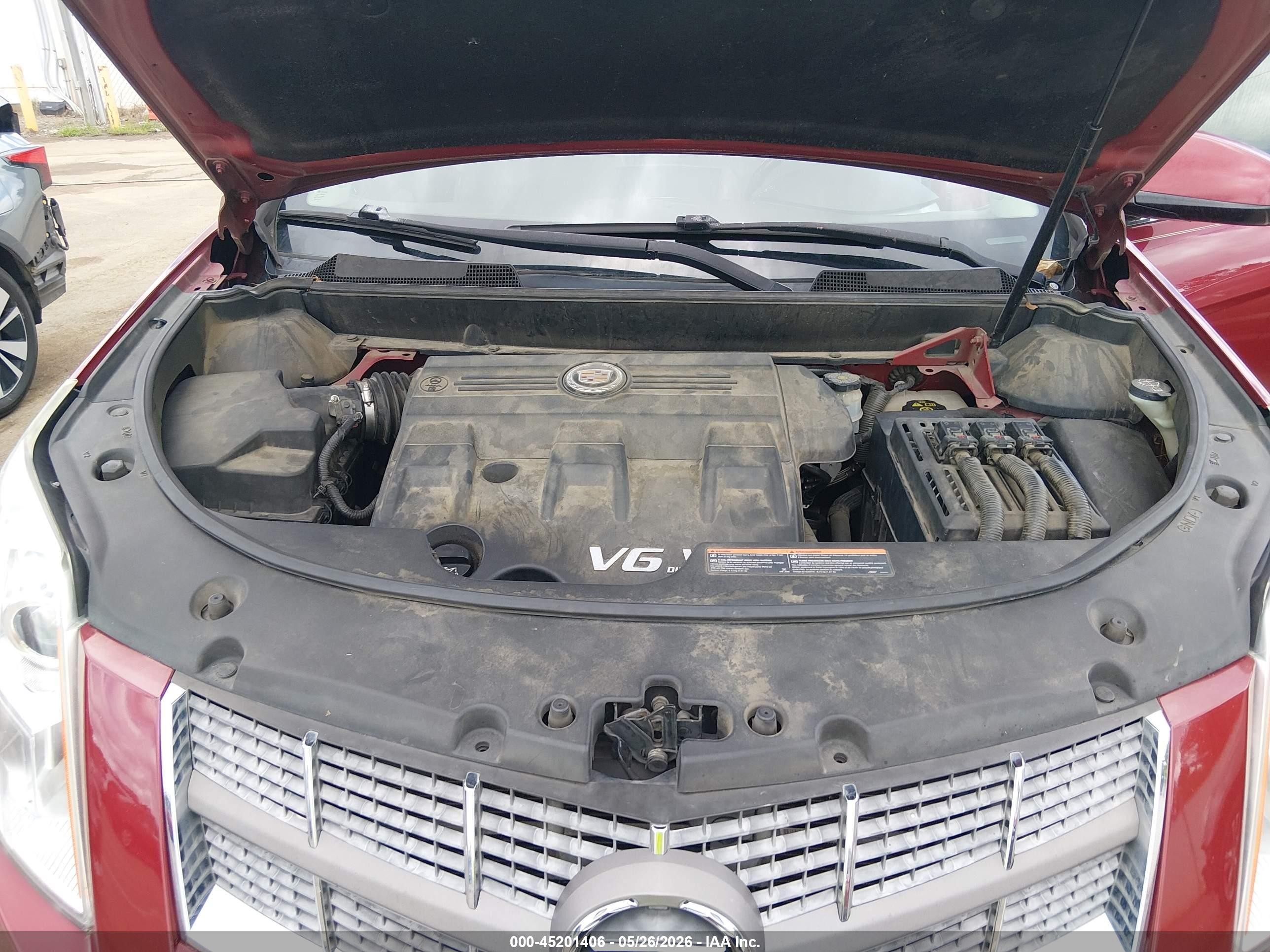 2012 Cadillac Srx Luxury Collection Красный vin: 3GYFNAE38CS520894