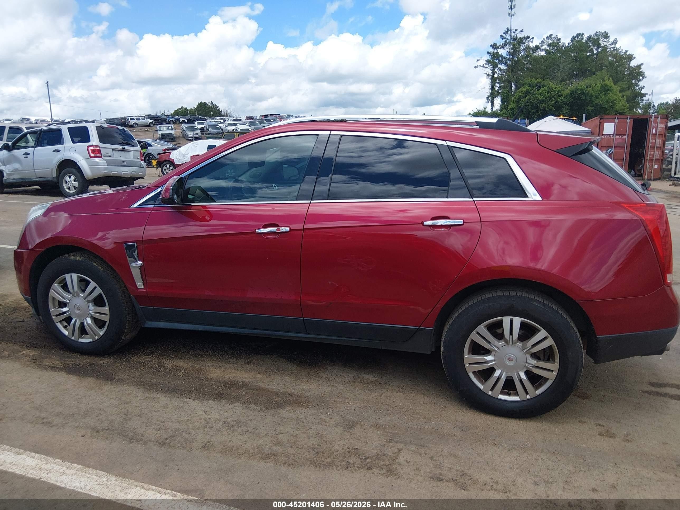 2012 Cadillac Srx Luxury Collection Красный vin: 3GYFNAE38CS520894