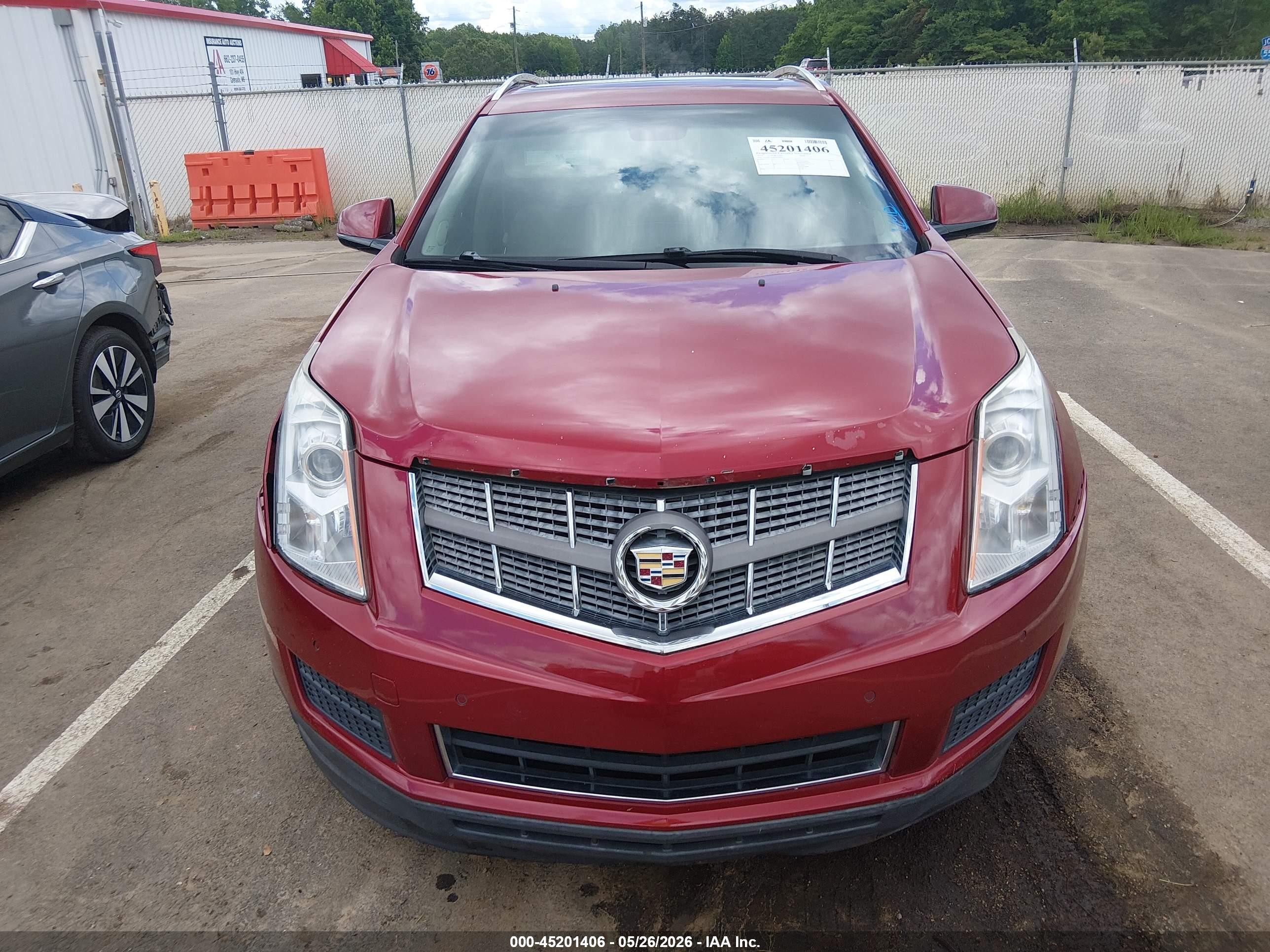 2012 Cadillac Srx Luxury Collection Красный vin: 3GYFNAE38CS520894