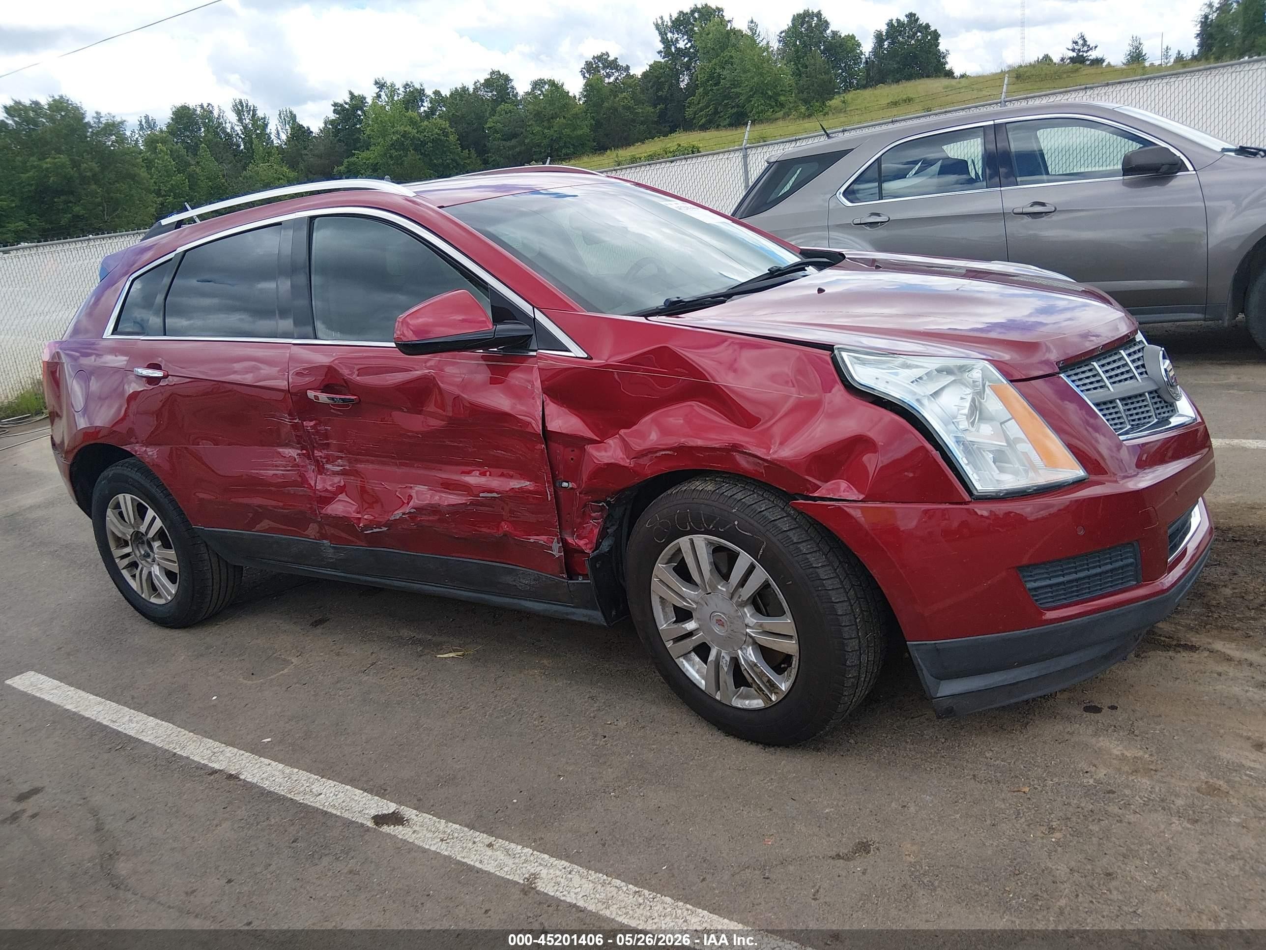 2012 Cadillac Srx Luxury Collection Красный vin: 3GYFNAE38CS520894