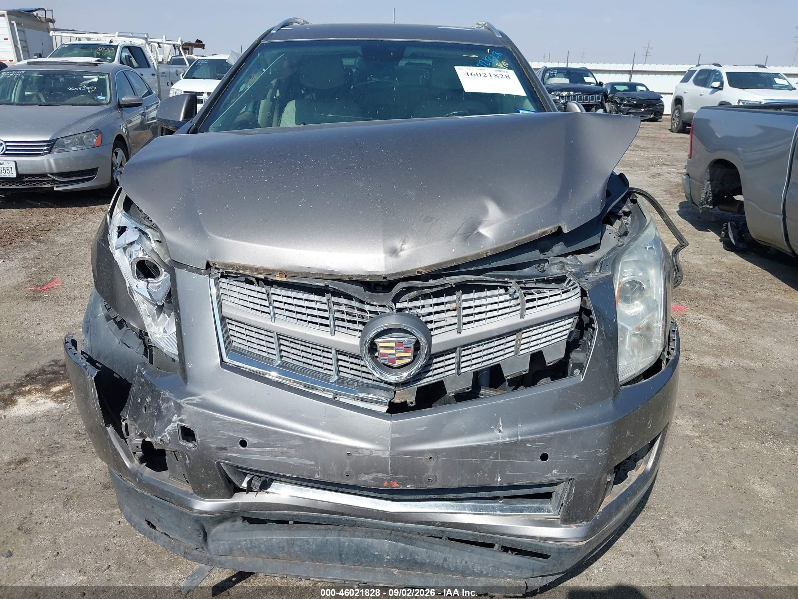 2012 Cadillac Srx Luxury Collection Gray vin: 3GYFNAE38CS565575