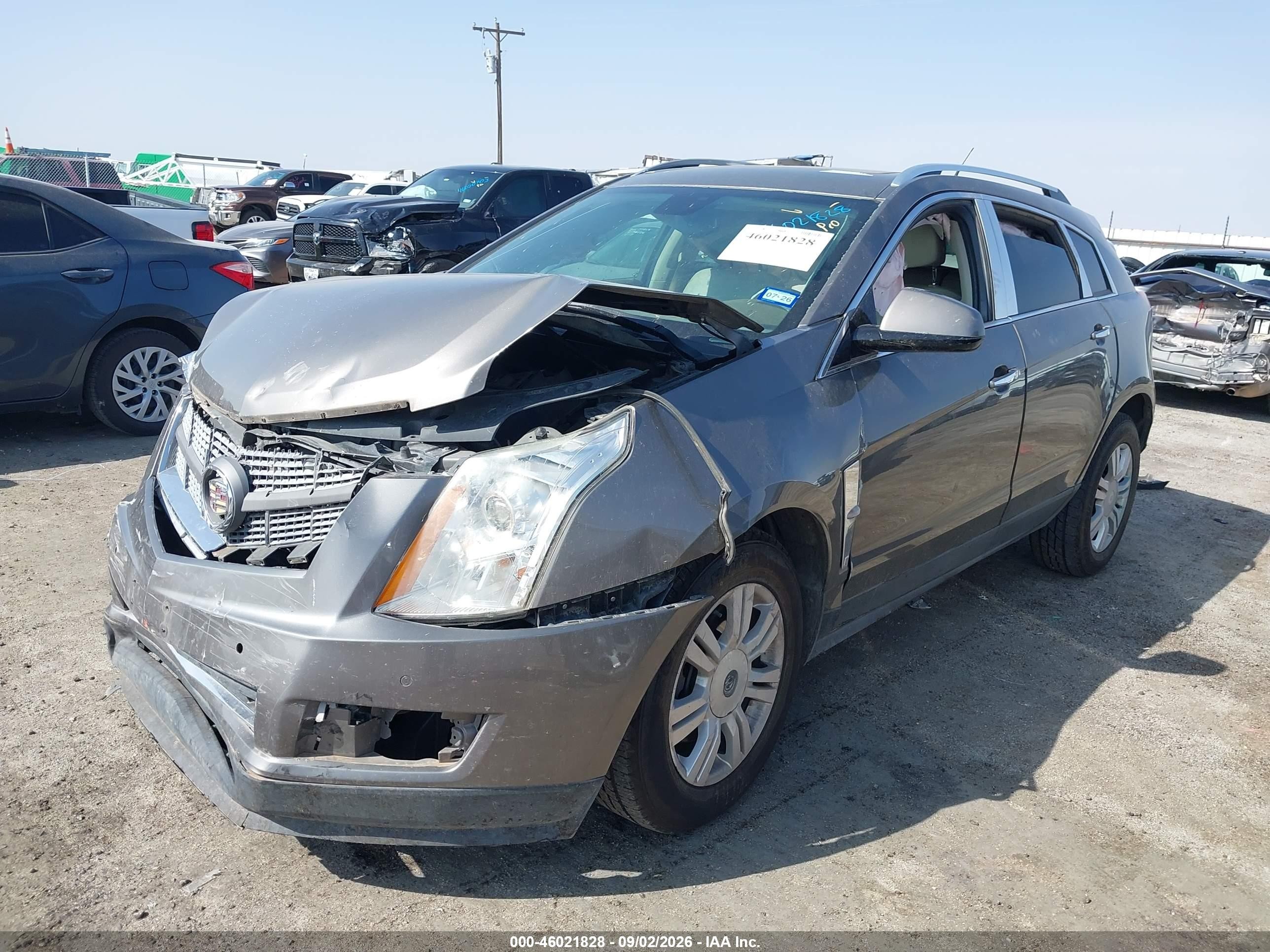 2012 Cadillac Srx Luxury Collection Gray vin: 3GYFNAE38CS565575