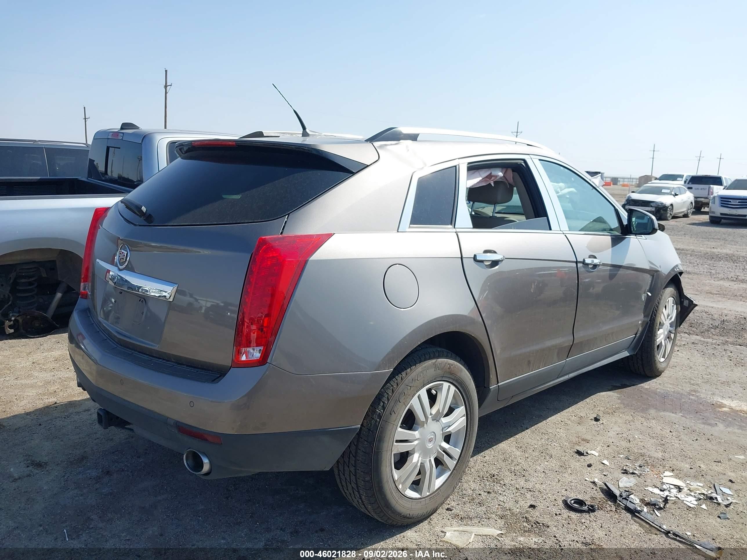 2012 Cadillac Srx Luxury Collection Gray vin: 3GYFNAE38CS565575