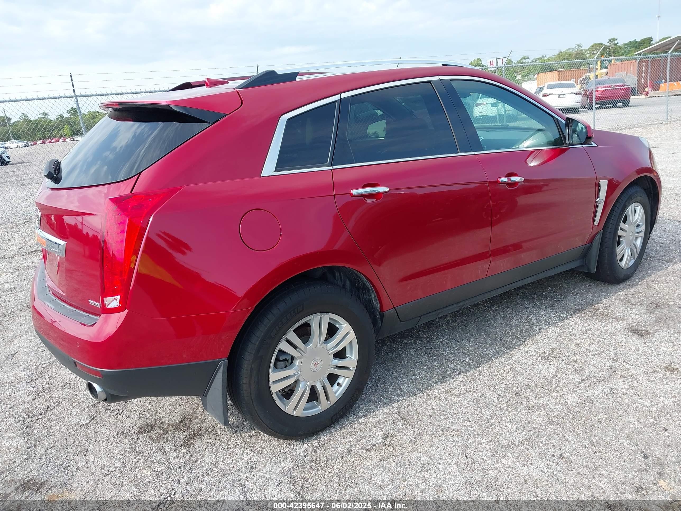 2012 Cadillac Srx Luxury Collection Red vin: 3GYFNAE38CS608232