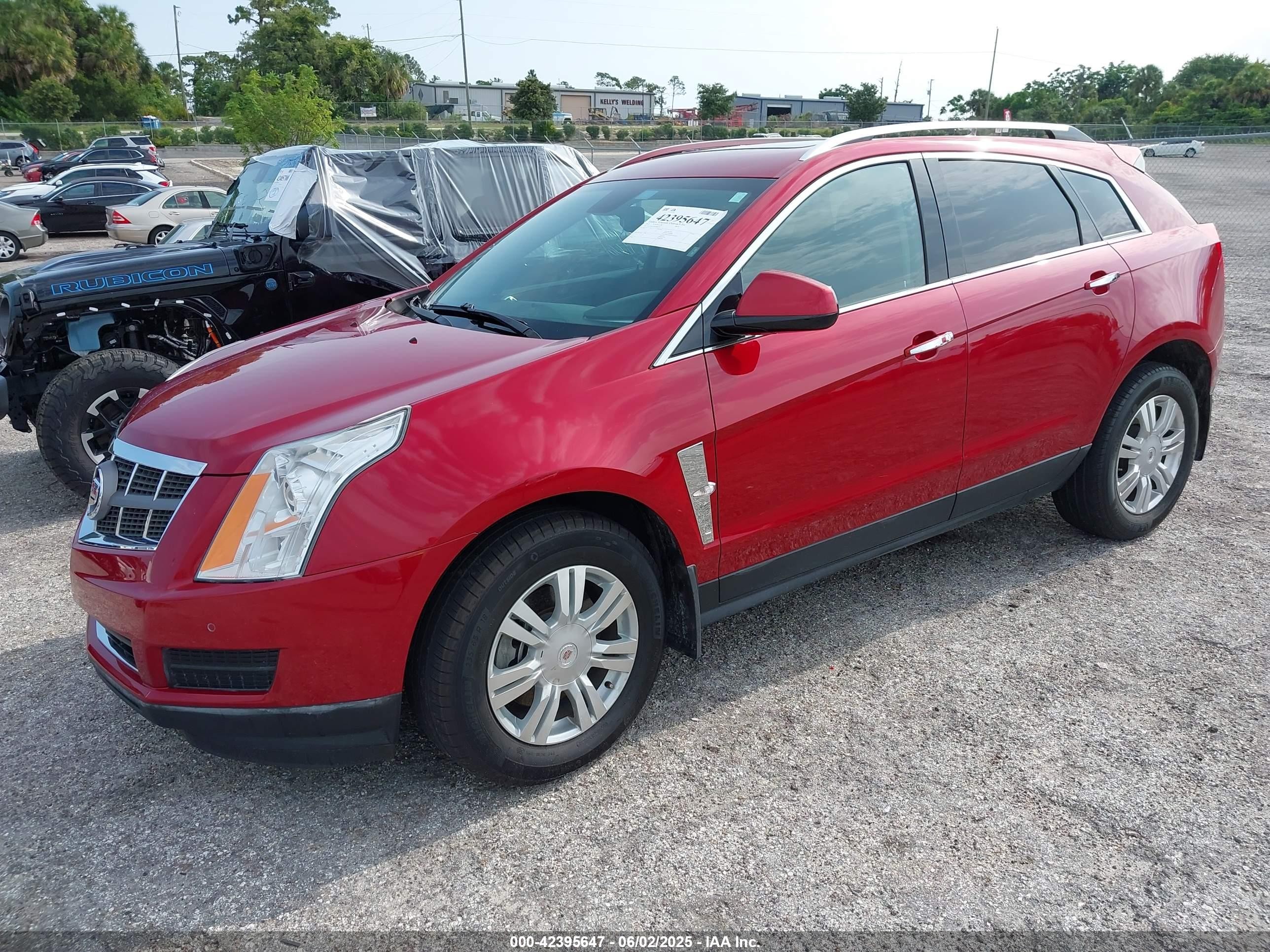 2012 Cadillac Srx Luxury Collection Red vin: 3GYFNAE38CS608232