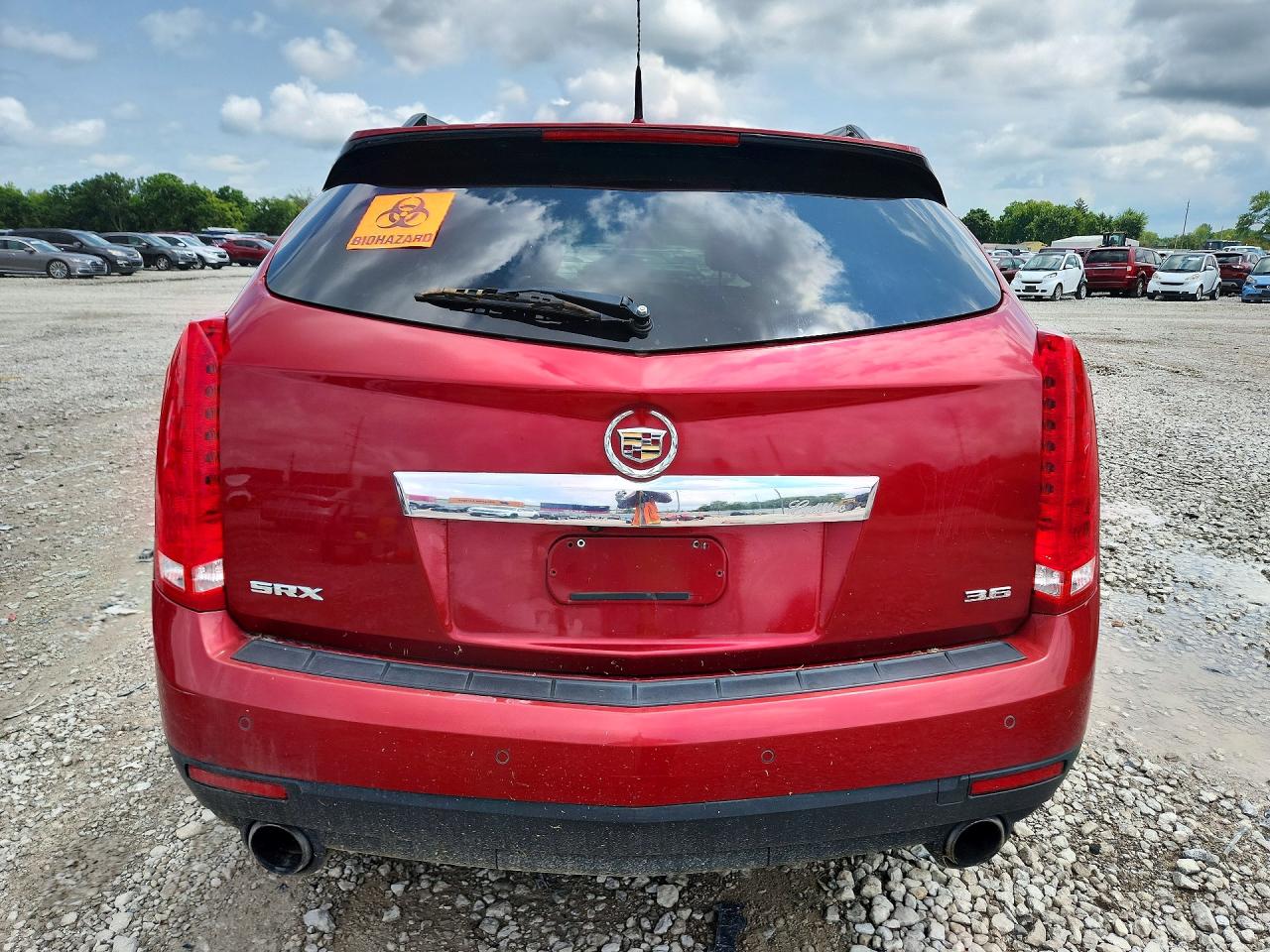 2012 Cadillac Srx Luxury Collection Burgundy vin: 3GYFNAE38CS650822