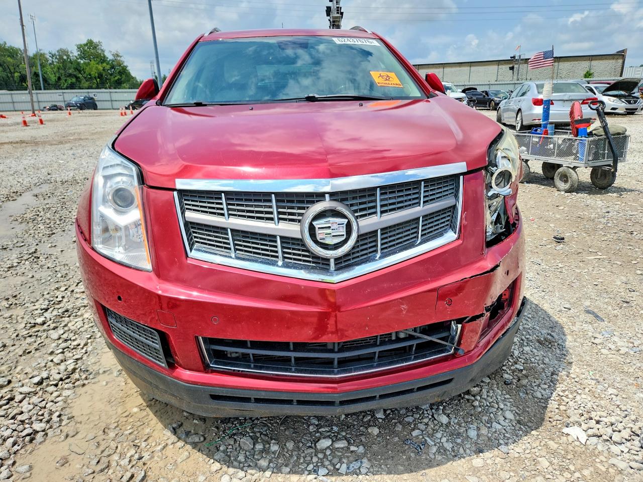 2012 Cadillac Srx Luxury Collection Burgundy vin: 3GYFNAE38CS650822