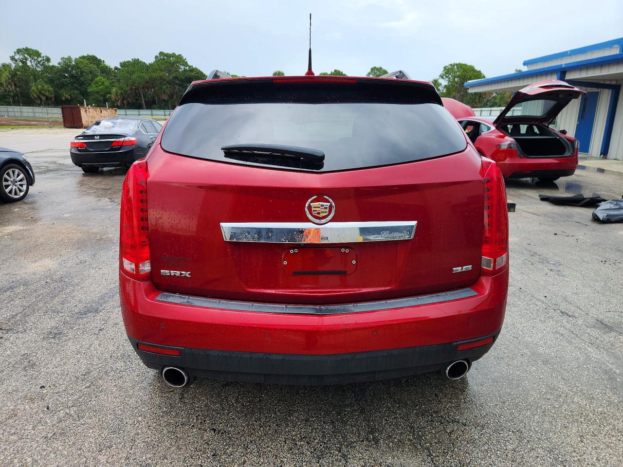 2012 Cadillac Srx Luxury Collection Red vin: 3GYFNAE38CS651288