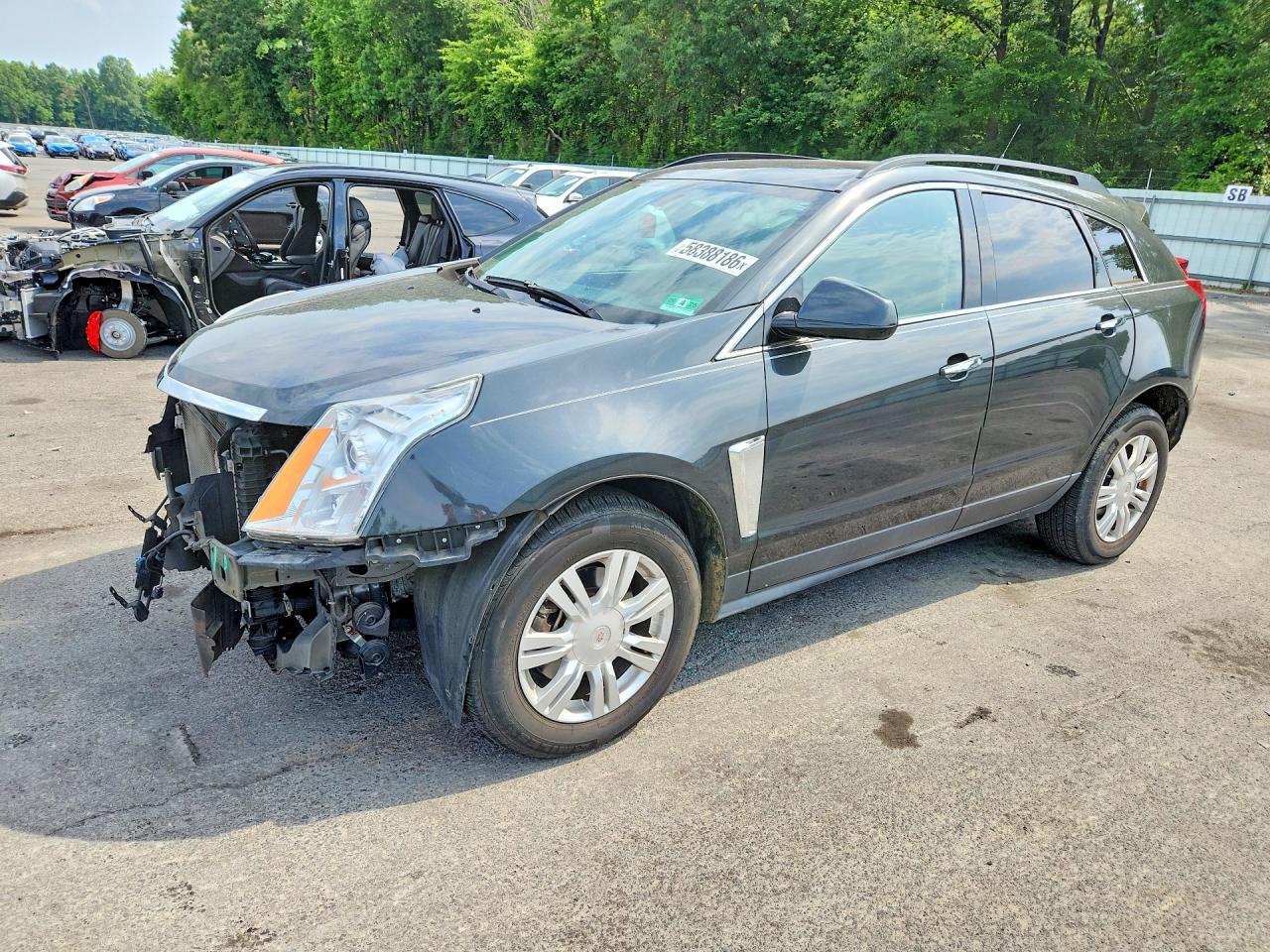 2014 Cadillac Srx Charcoal vin: 3GYFNAE38ES640794
