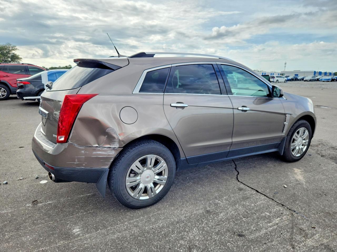2012 Cadillac Srx Luxury Collection Brown vin: 3GYFNAE39CS626061